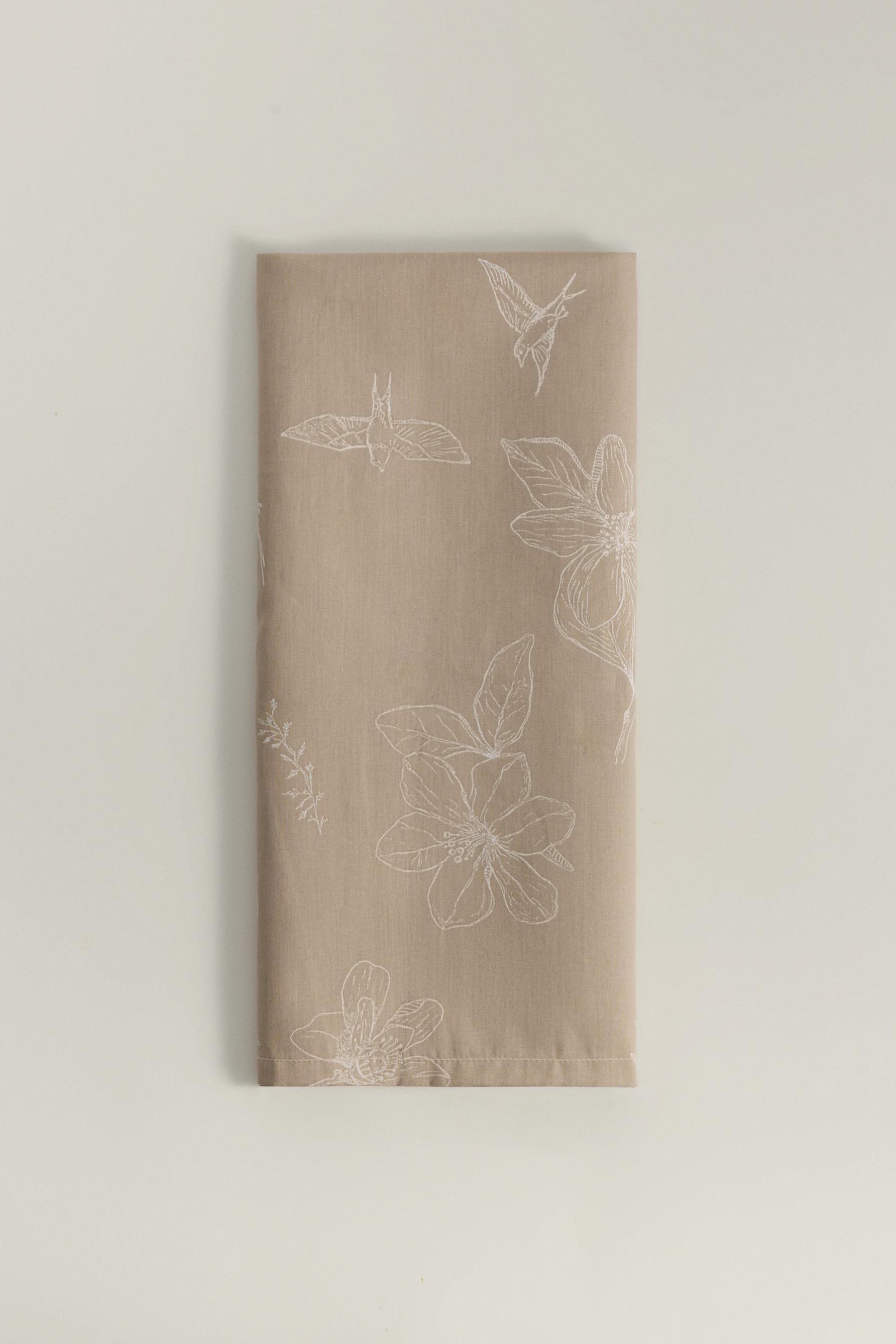 Pack 2 fundas almohadas flores 50 x 75 cm