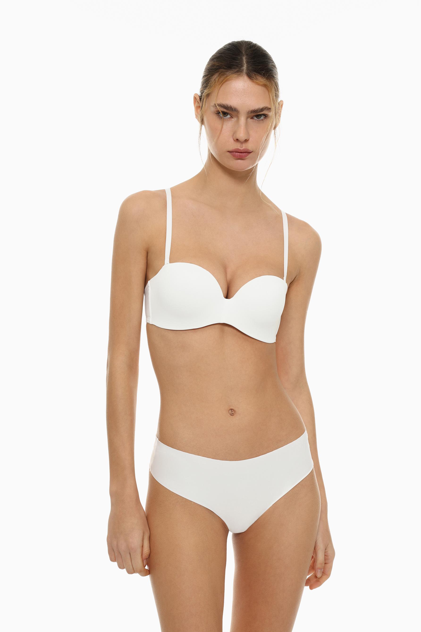 Sujetador balconette microfibra