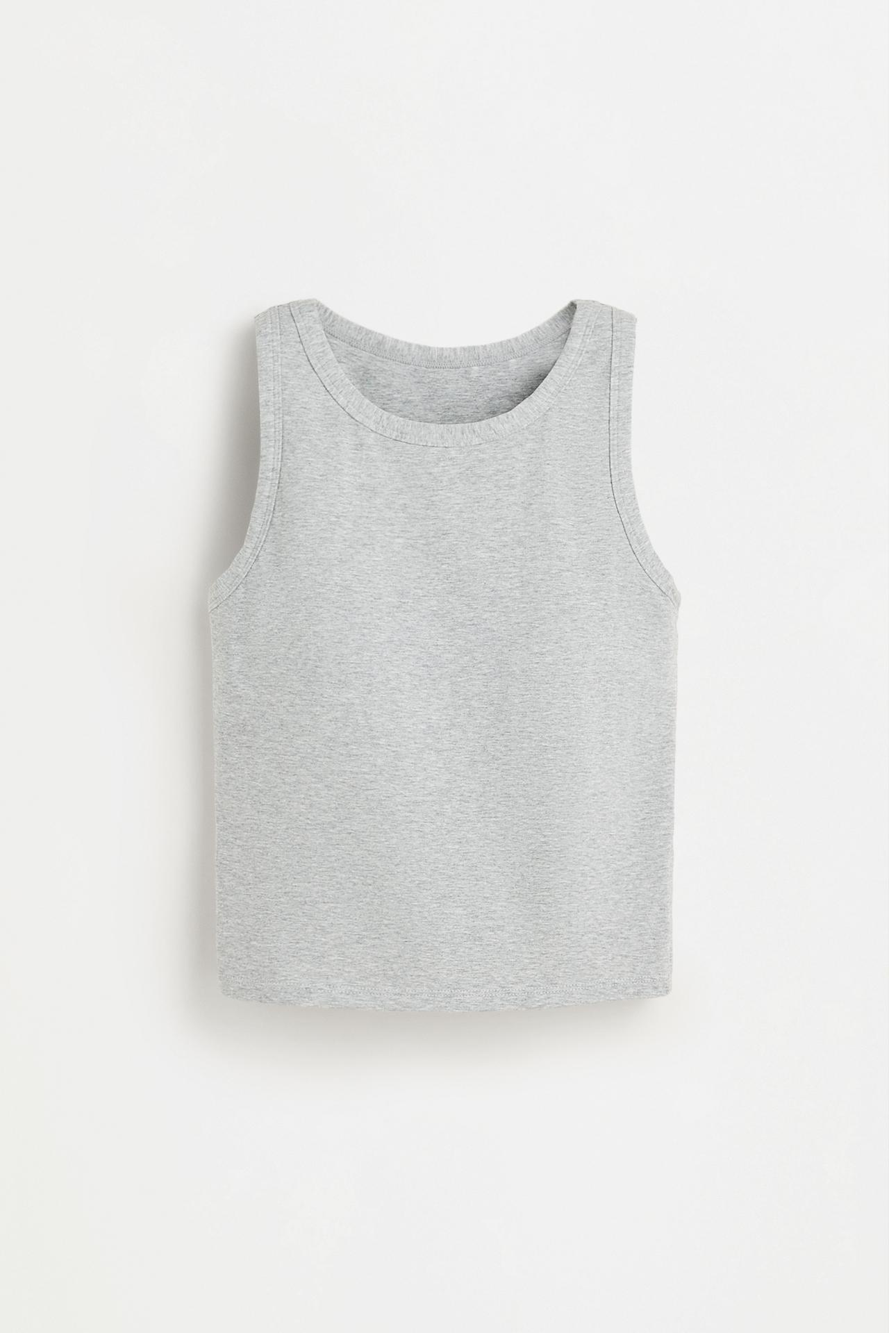 Top with built-in bra — GREY