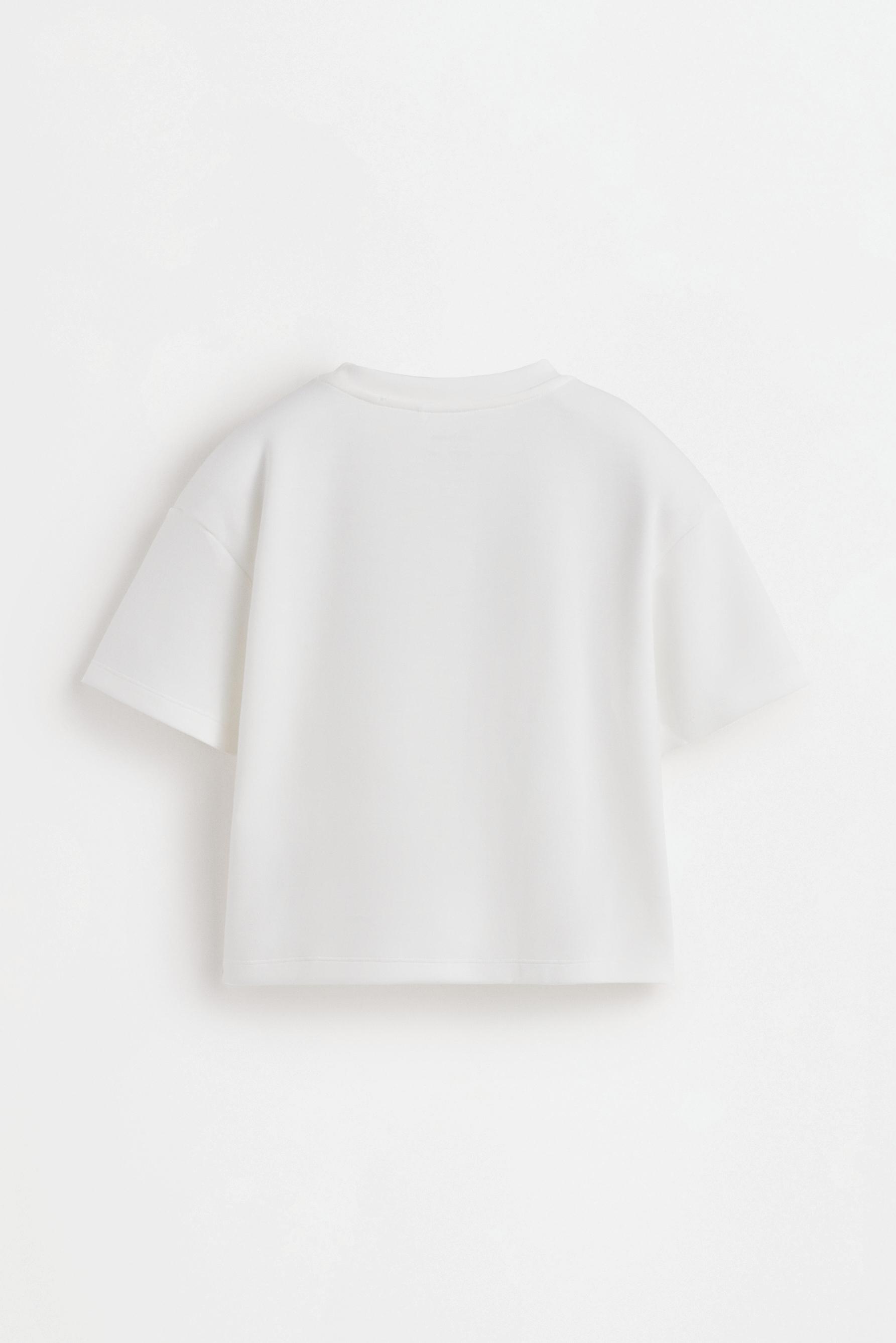 Viscose sports T-shirt — WHITE