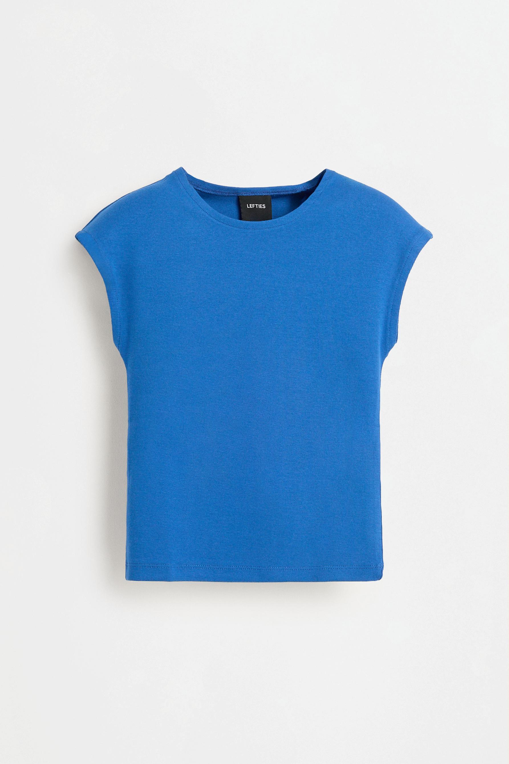 Cropped T-shirt — ELECTRIC BLUE