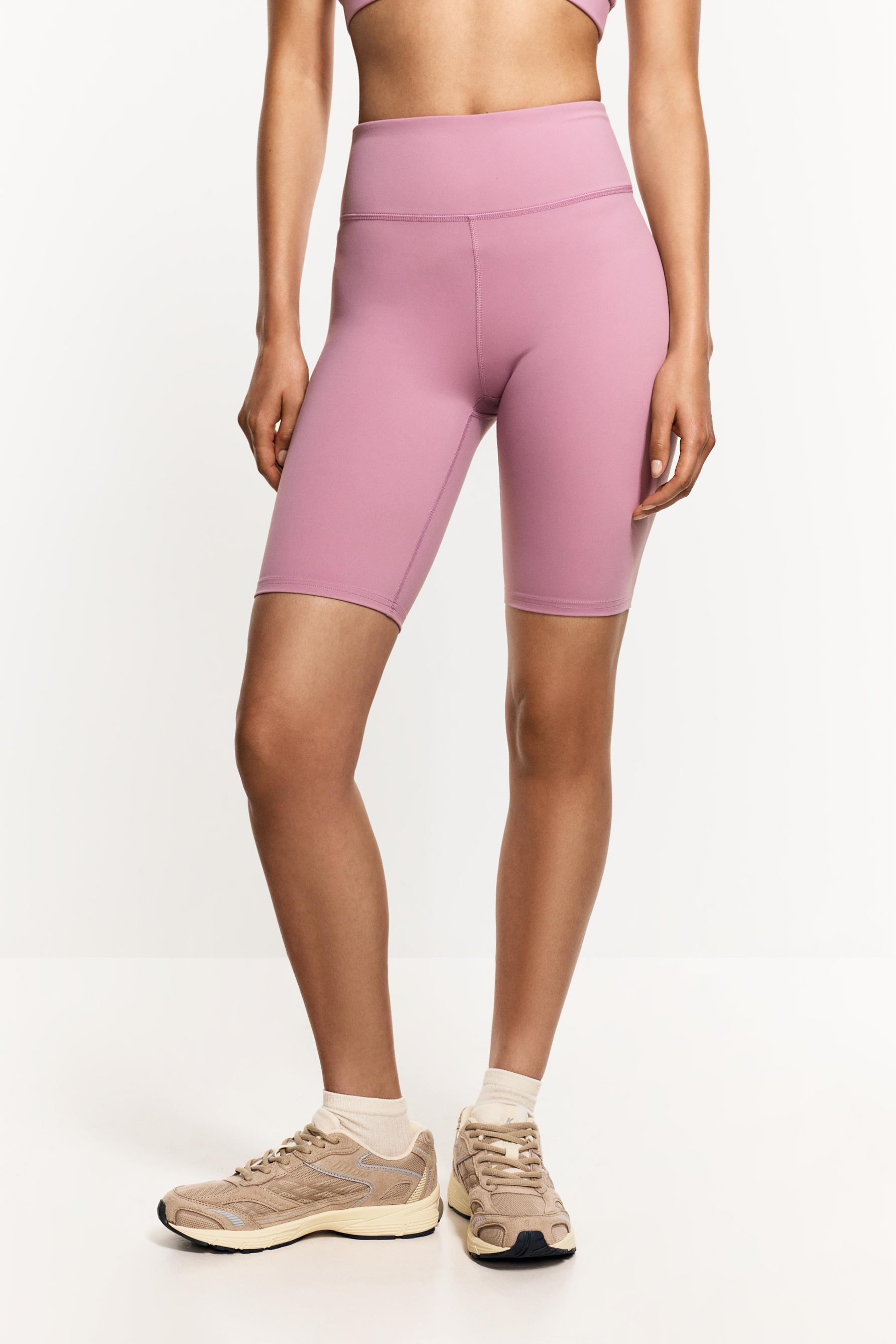 Basic cycling leggings — PASTEL PINK
