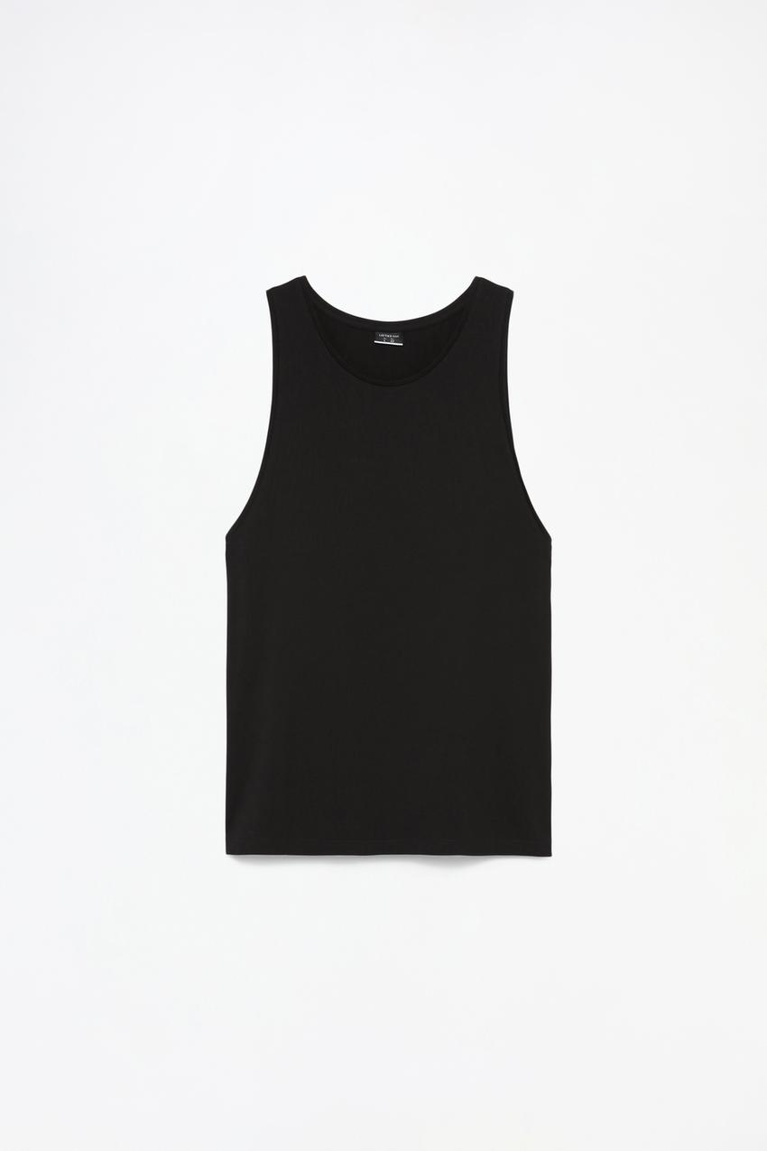 Remera Zara Camiseta Tirante Zara Sin Mangas Zara Basica Tirantes