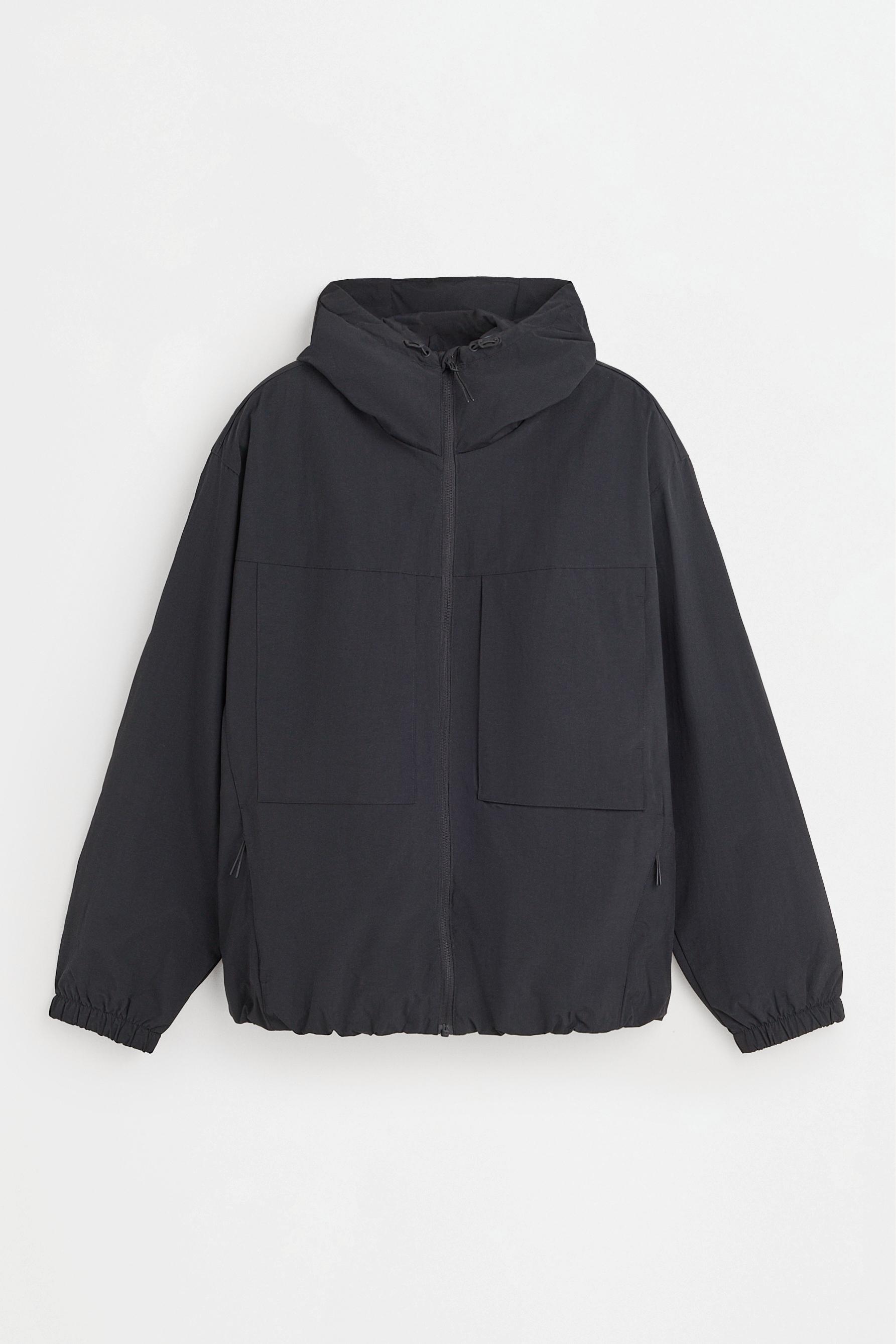 Windbreaker jacket — BLACK