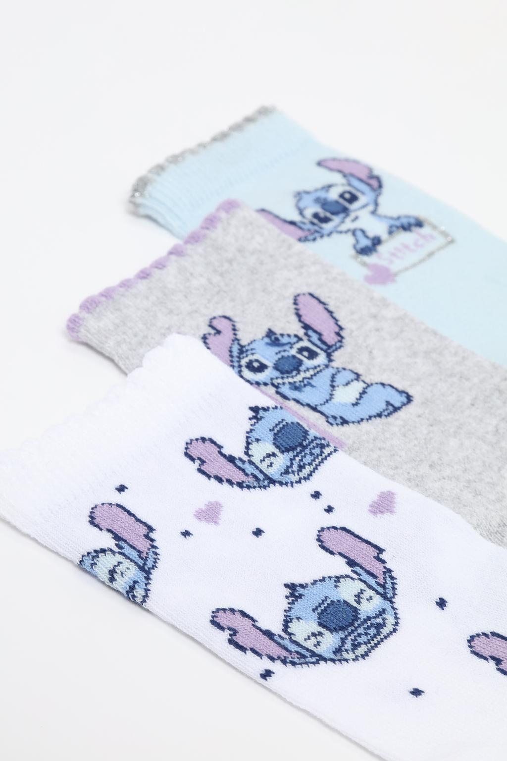 Pack of 3 pairs of Stitch ©Disney long socks