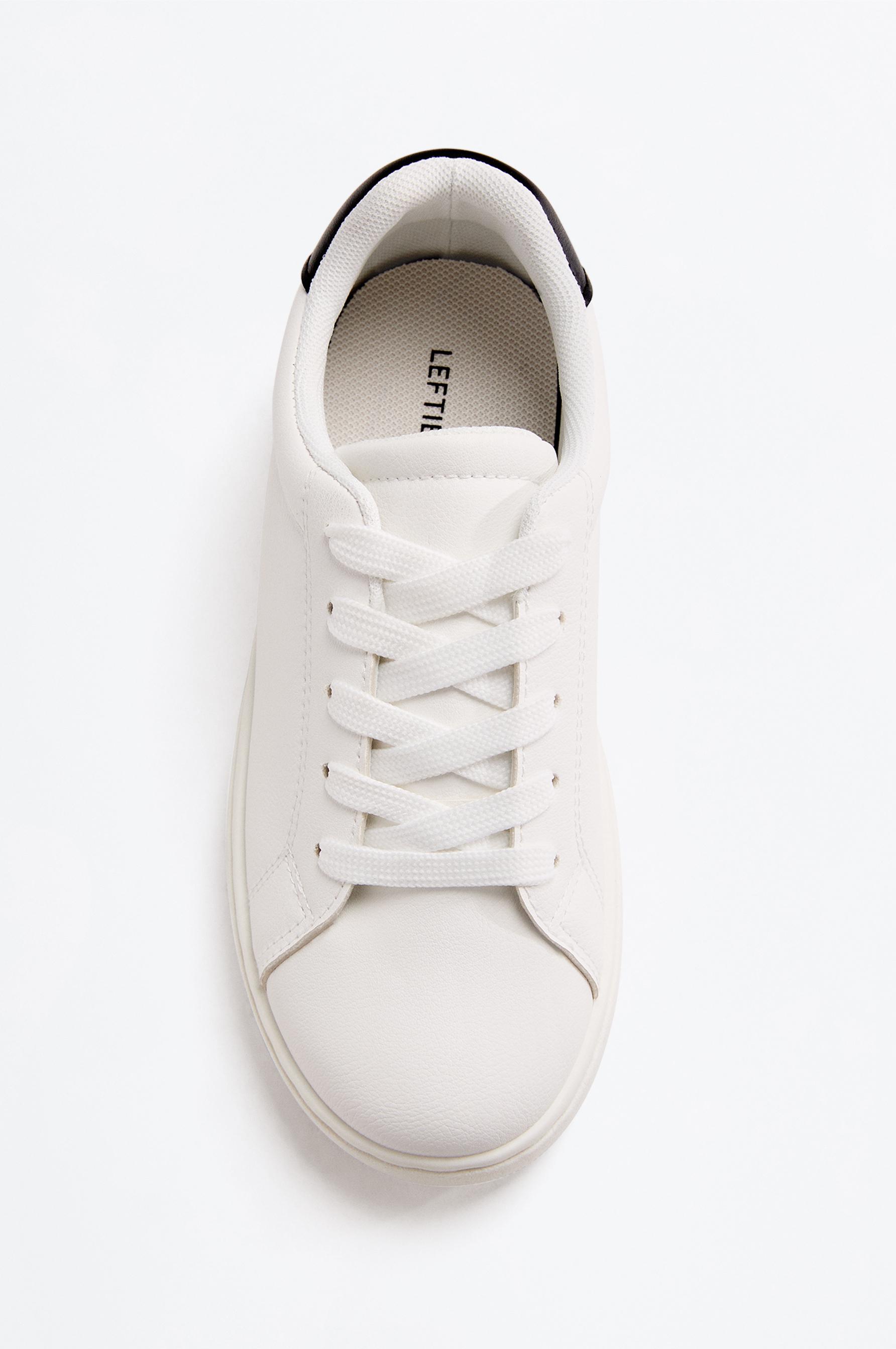 Casual platform shoe — WHITE