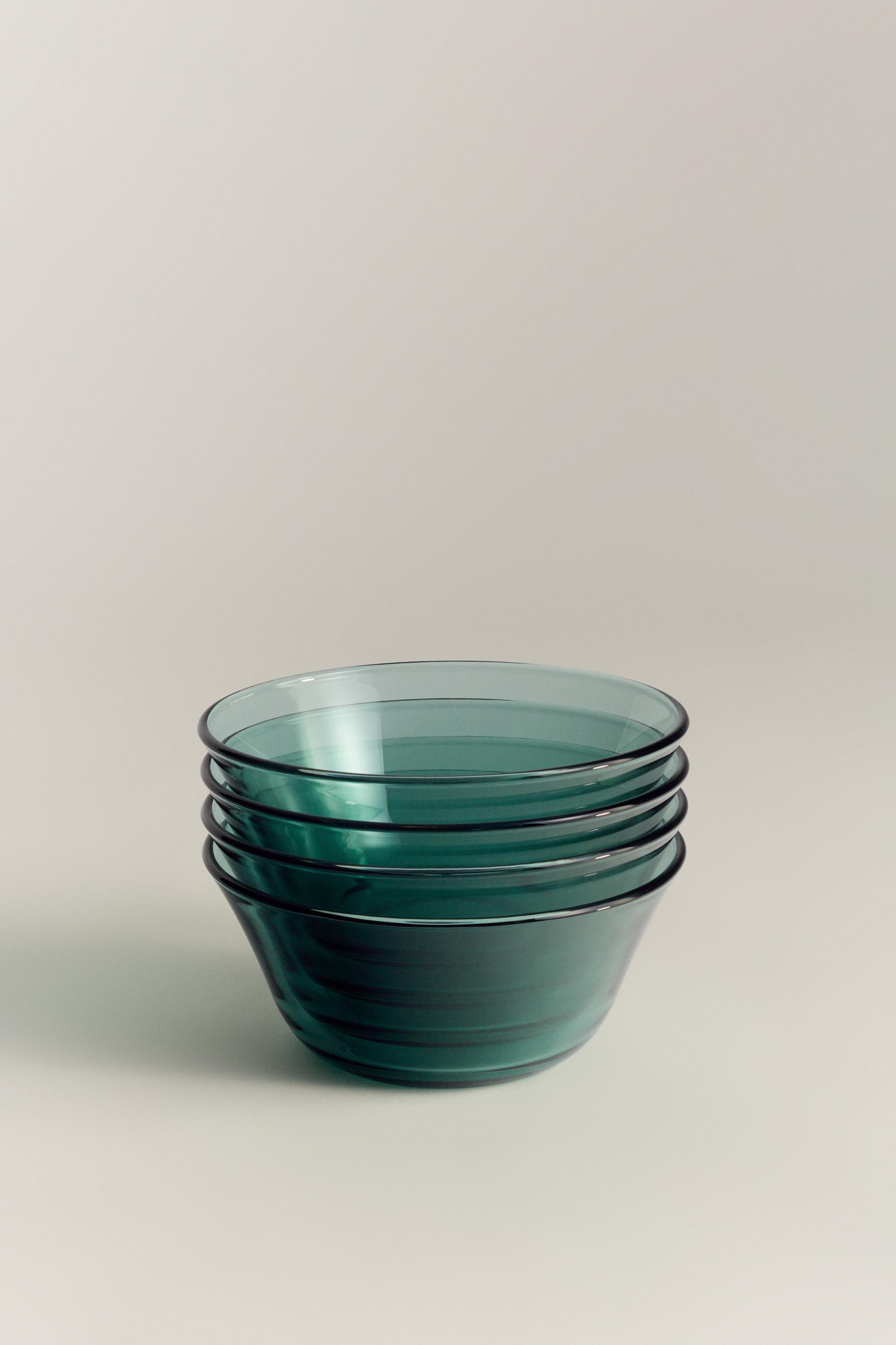 Pack 4 boles borosilicato color 17,8 cm