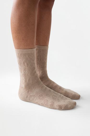 Assorted Short Socks (Pack of 3) — LEOPARD PRINT 2