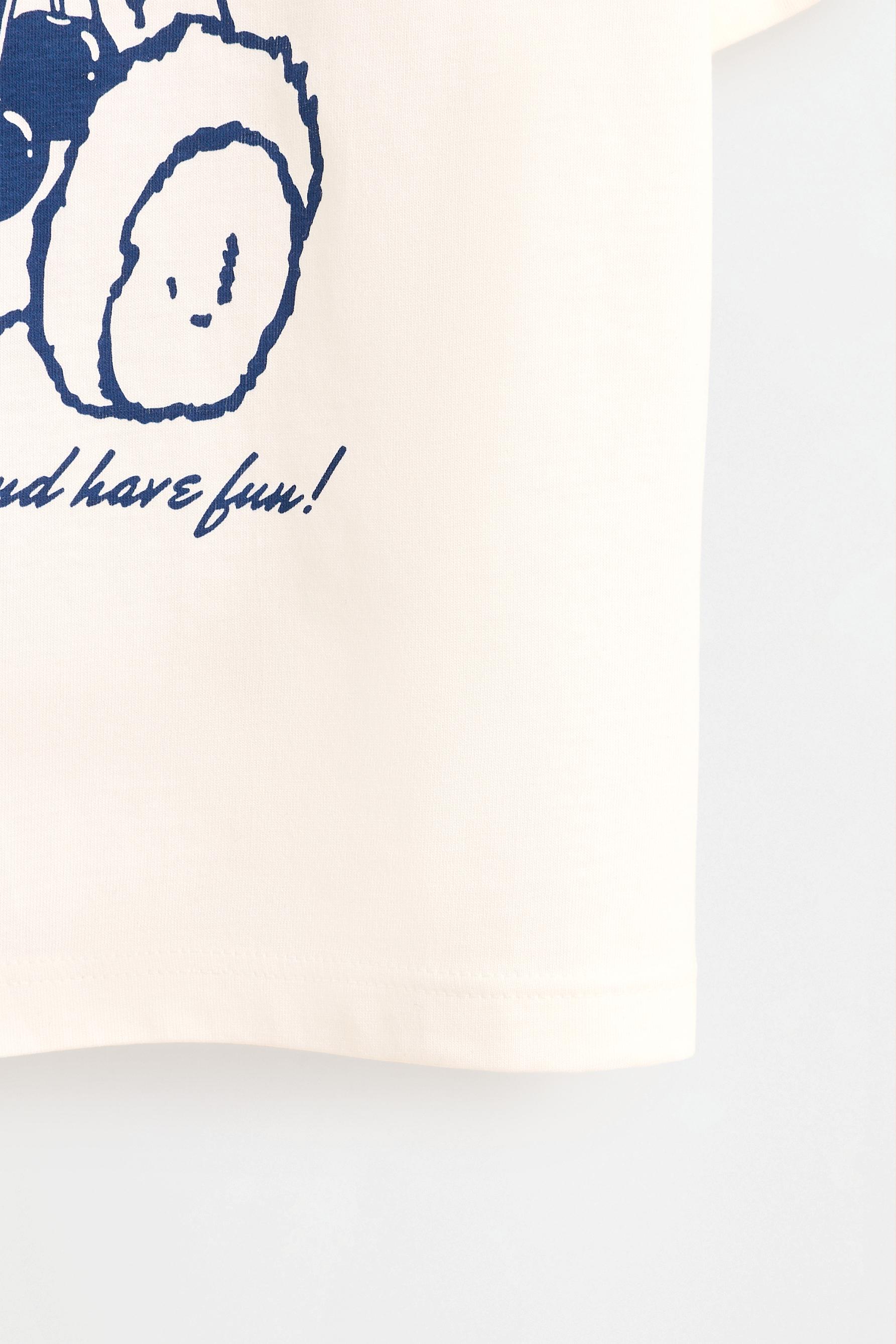Printed T-shirt — WHITE