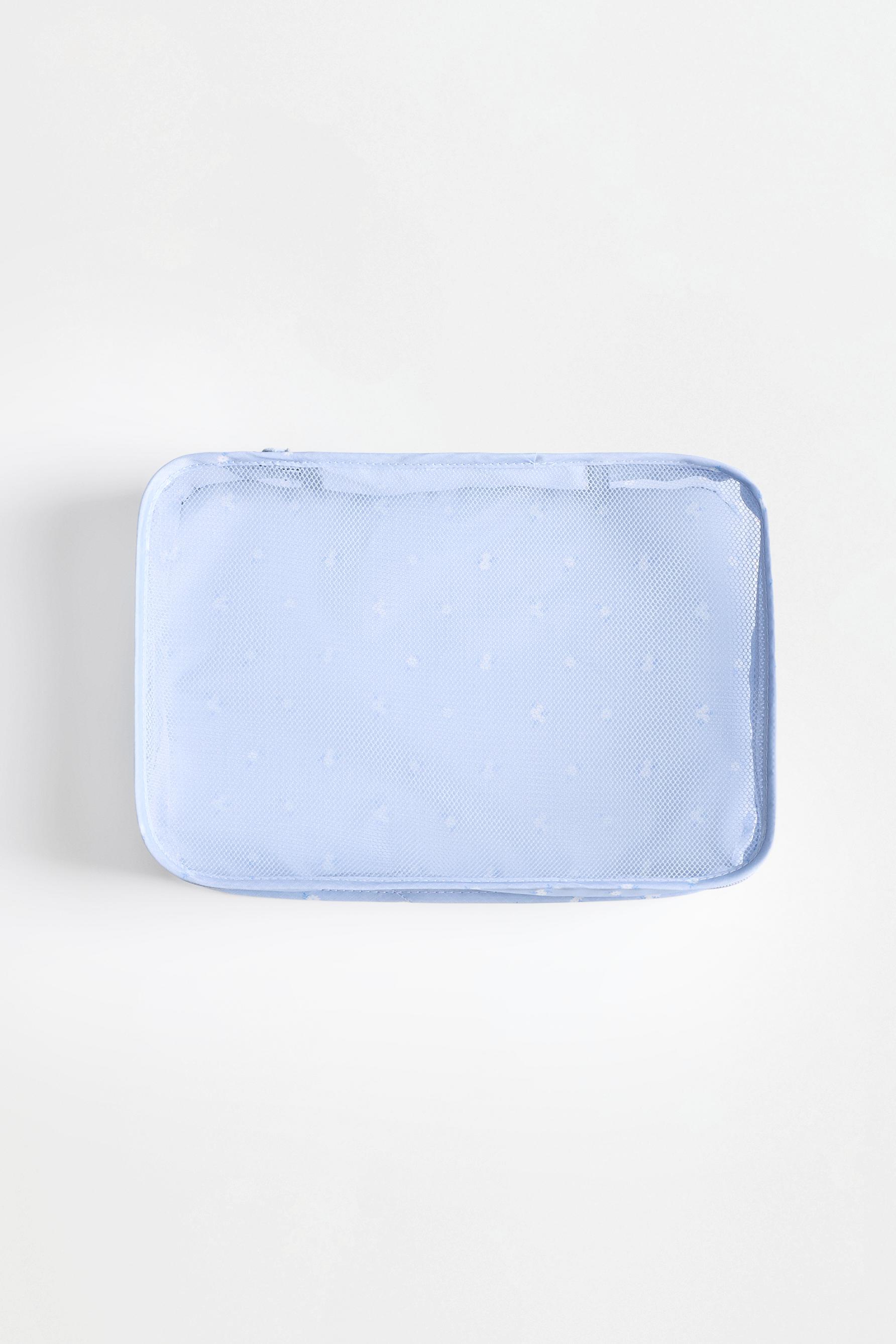 Set of 3 travel organisers — PASTEL BLUE