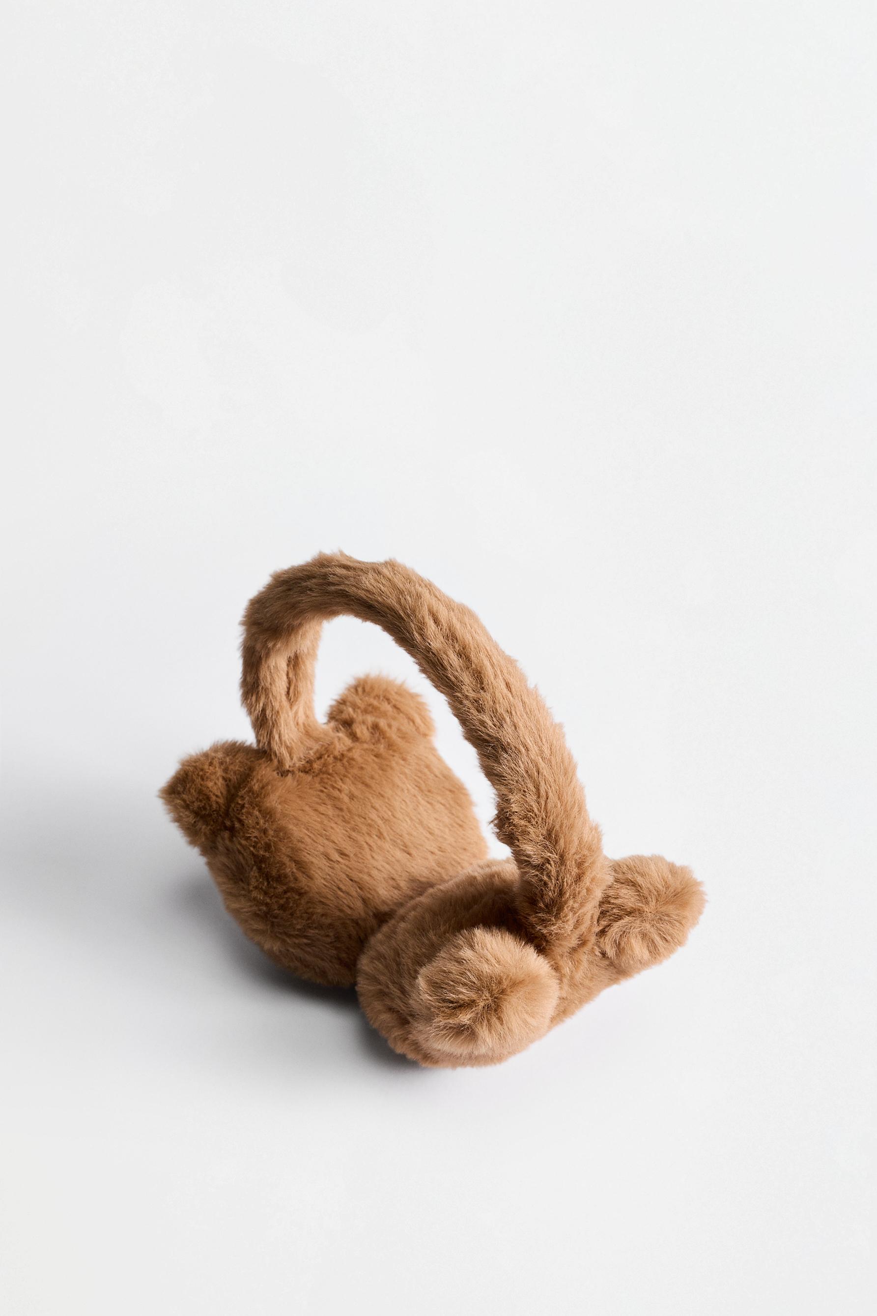 Bear earmuffs — BROWN