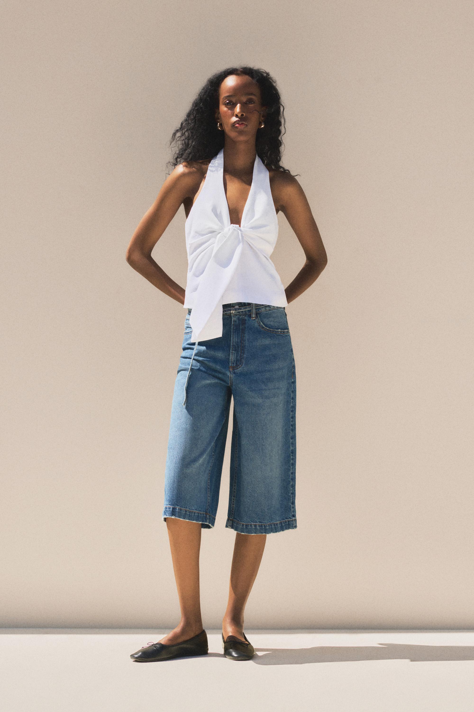 Denim Jorts — NAVY