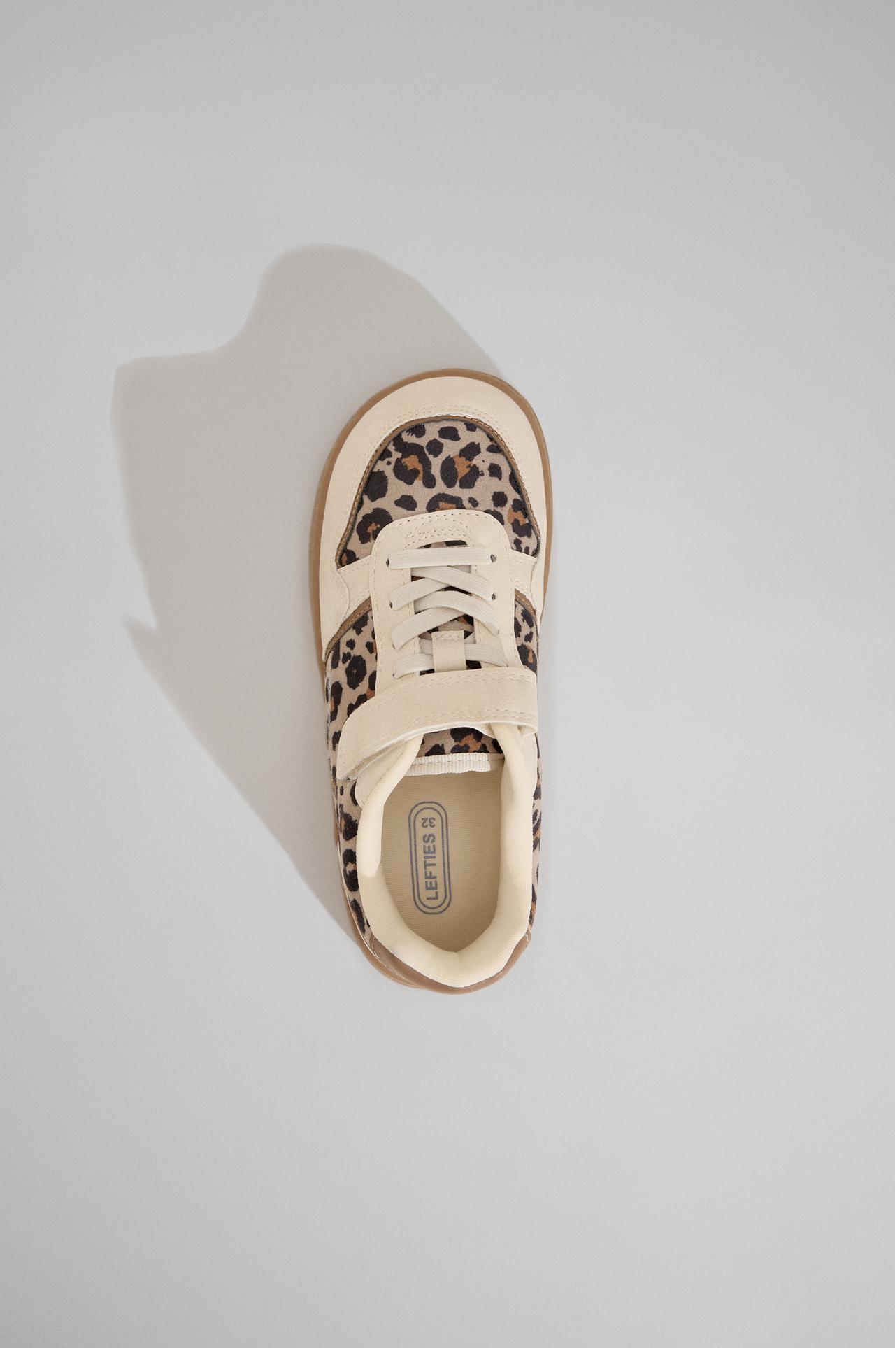 Barefoot animal print sneakers — LEOPARD