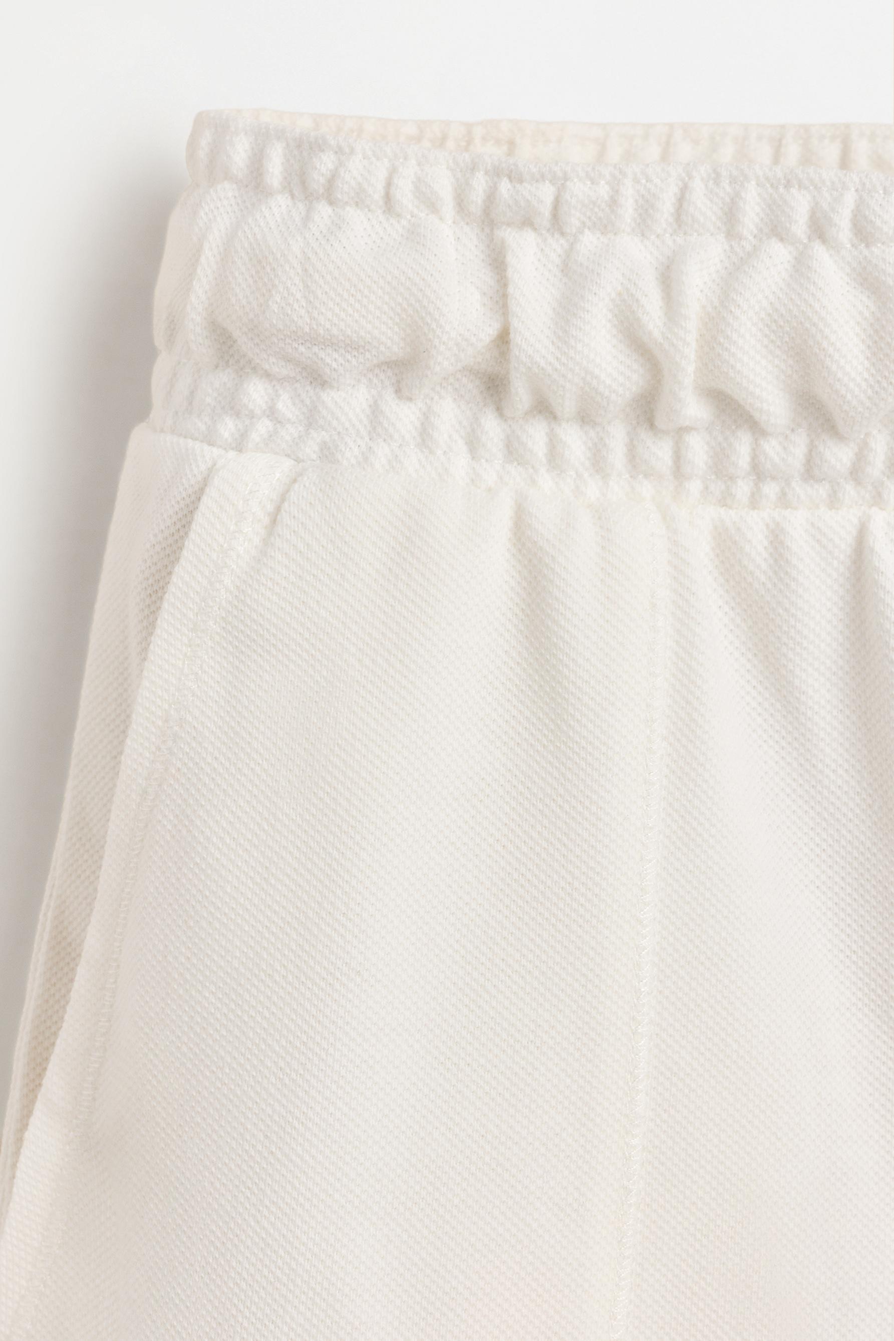 Piqué T-shirt and Bermuda shorts set — OFF WHITE