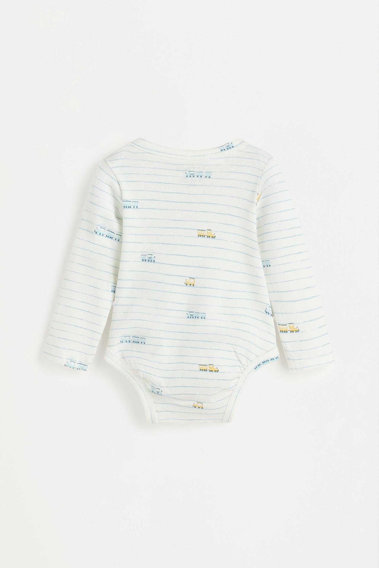 Interlock bodysuit, footed leggings and beanie set — ECRU
