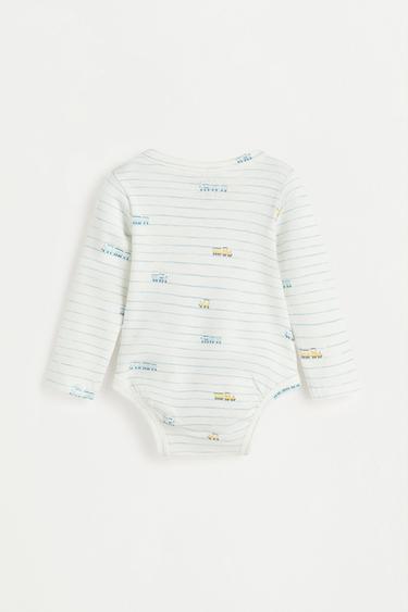 Interlock bodysuit, footed leggings and beanie set — ECRU 5