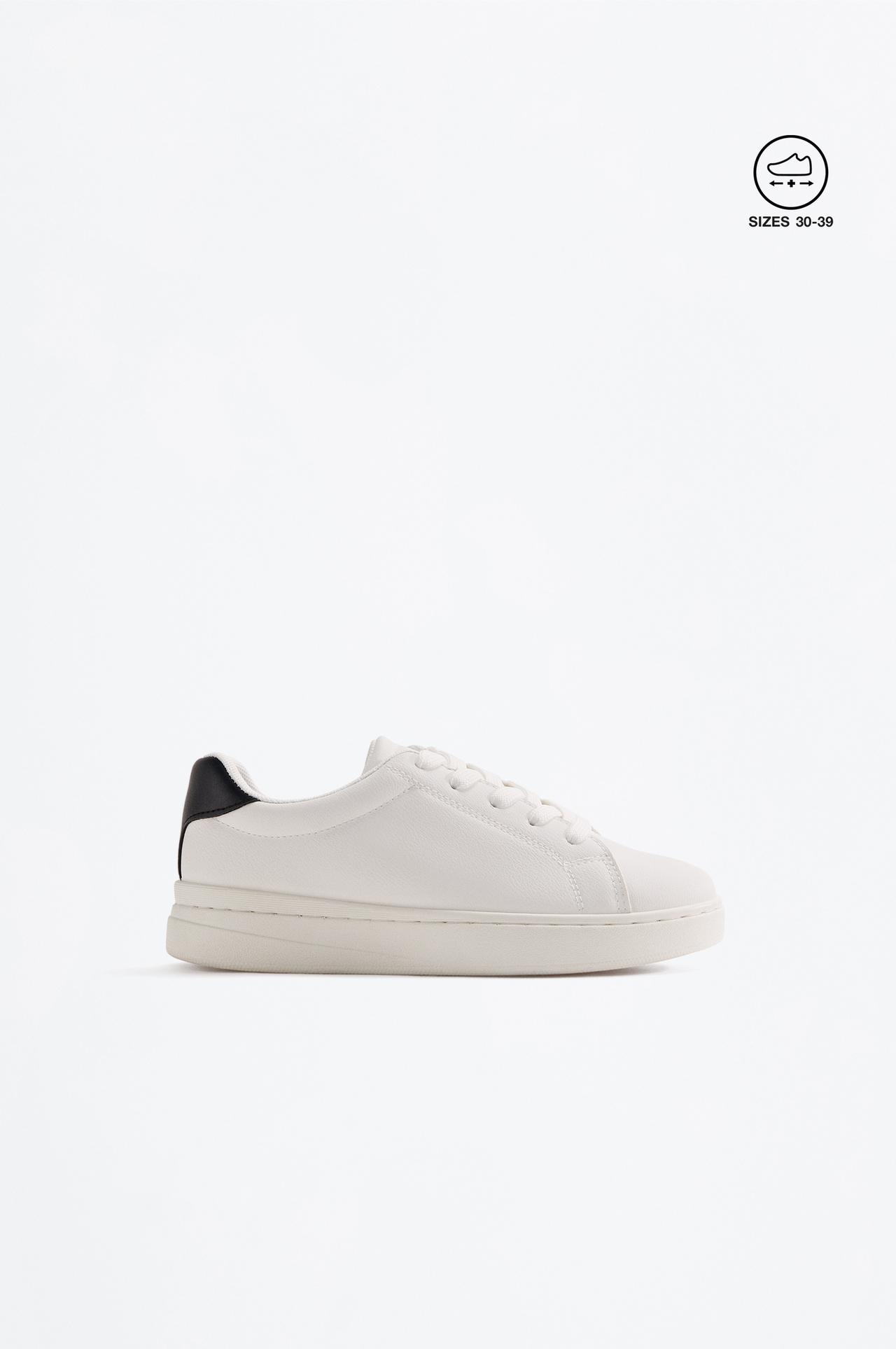 Casual platform shoe — WHITE