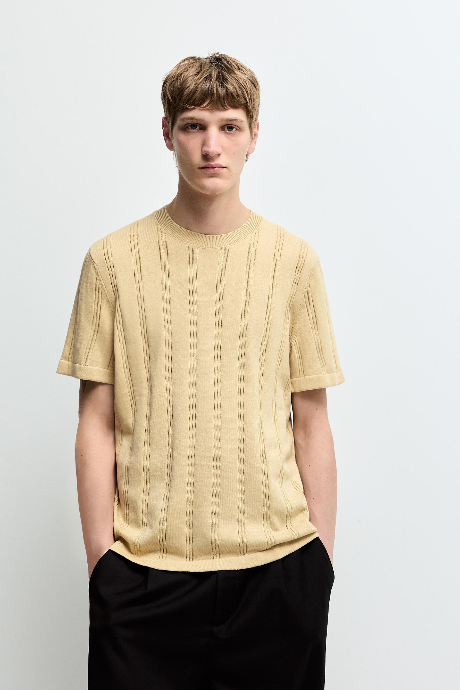 Camiseta punto textura