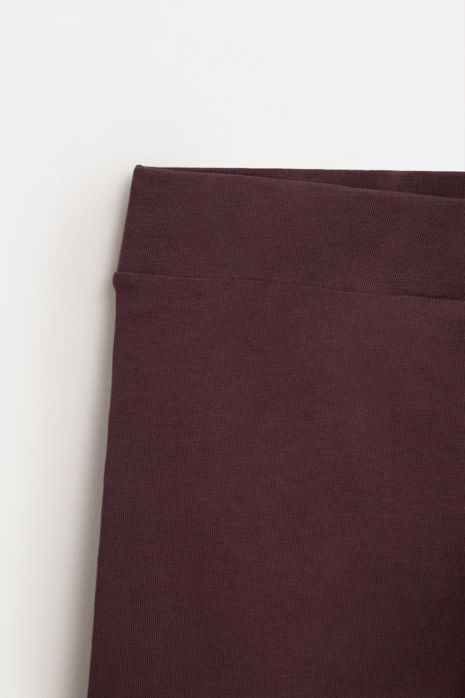 Sports top and cycling leggings co-ord set — CHOCOLATE