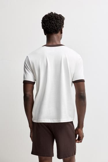 Straight fit printed short pyjamas — WHITE 4