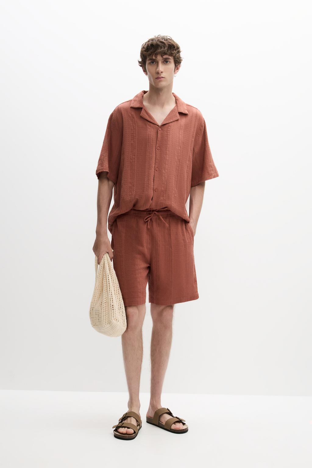 Jacquard Bermuda shorts