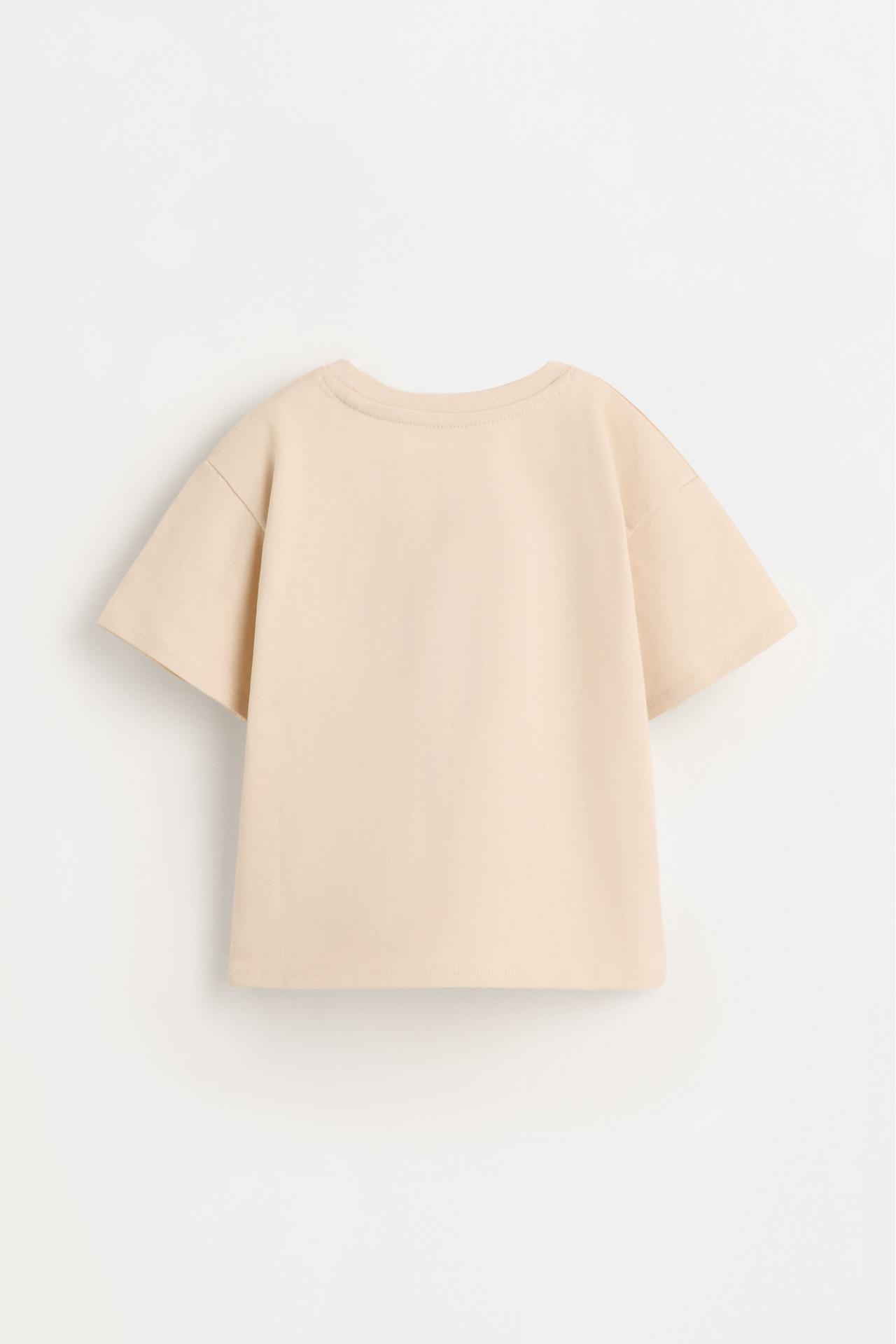 Heavy T-shirt and Bermuda shorts co-ord — ECRU