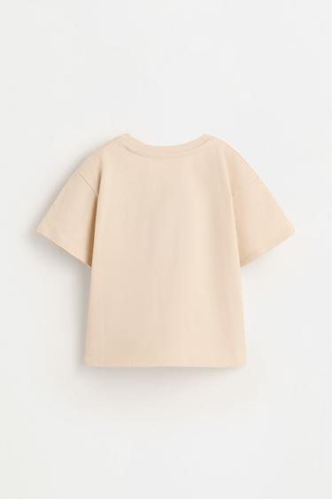 Heavy T-shirt and Bermuda shorts co-ord — ECRU 4