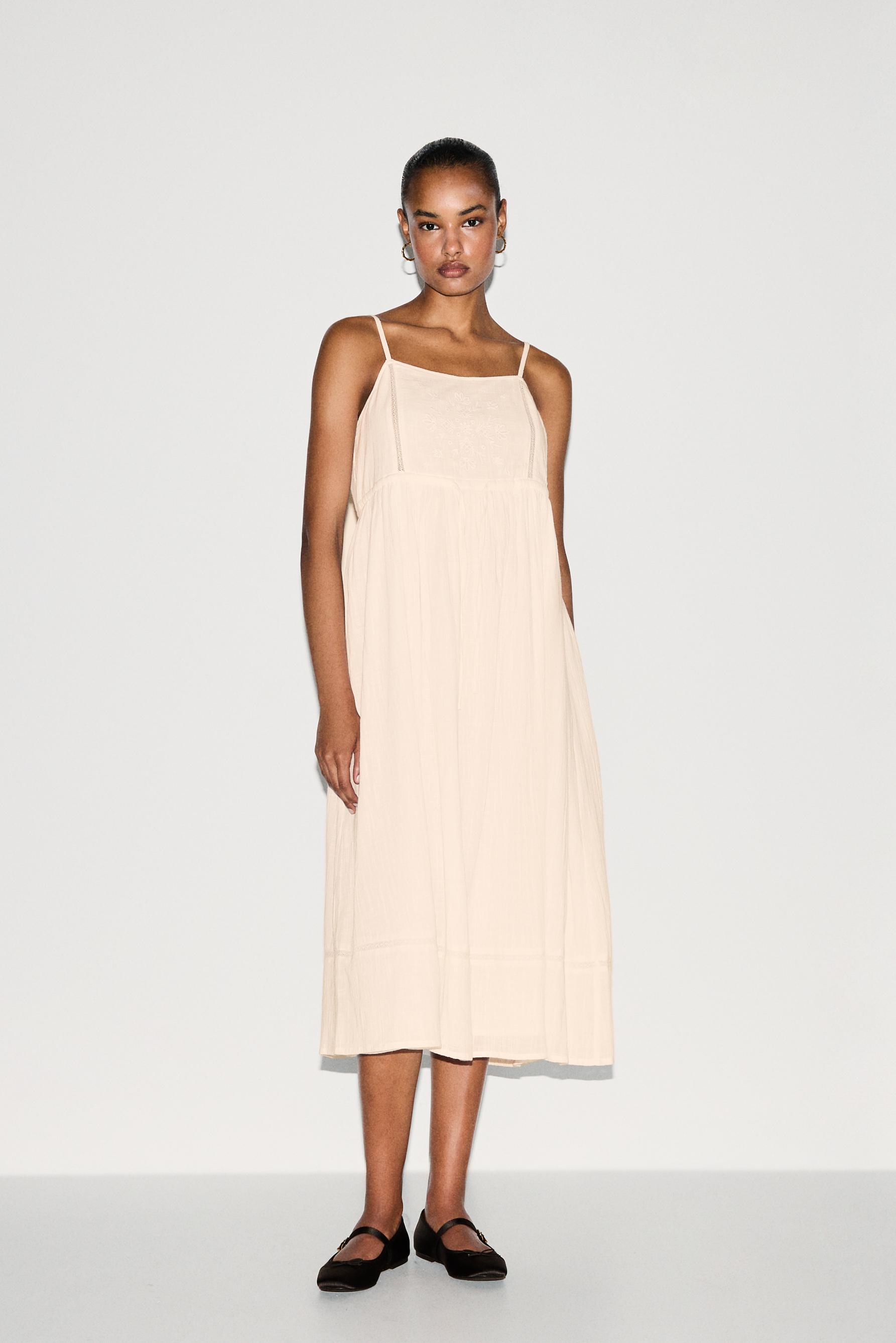 Vestido bordado encaje
