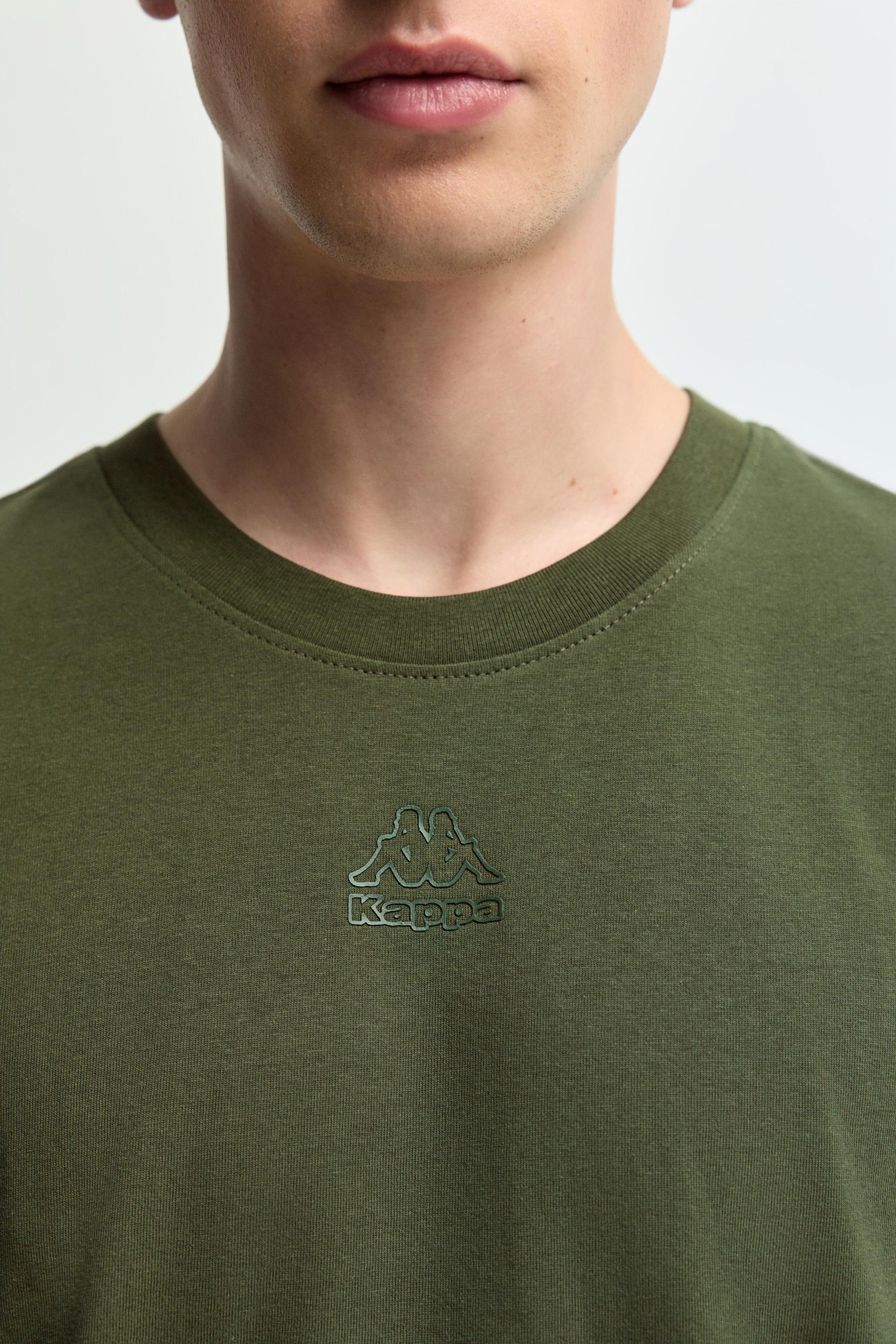 Kappa x Lefties T-shirt — DARK KHAKI