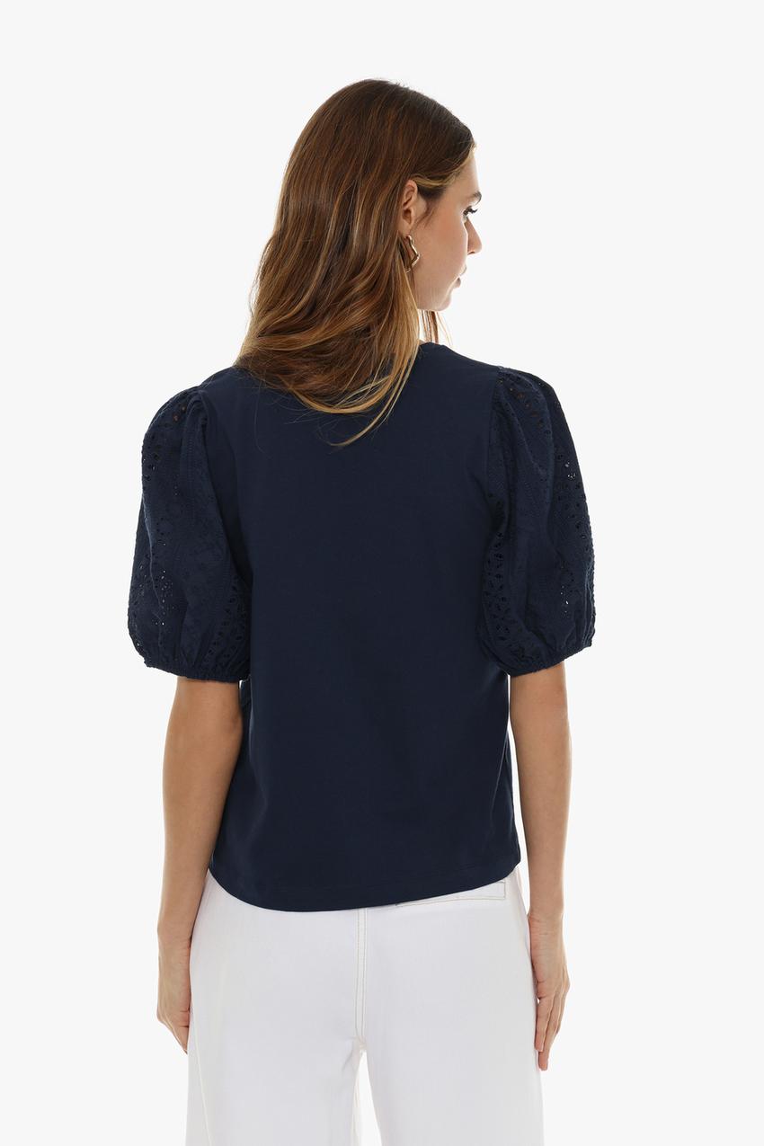 Maglietta Maniche Corte Maglietta A Sbuffo Maglietta A Maniche