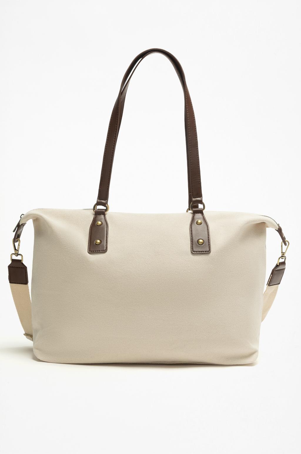 Bolso shopper canvas doble asa