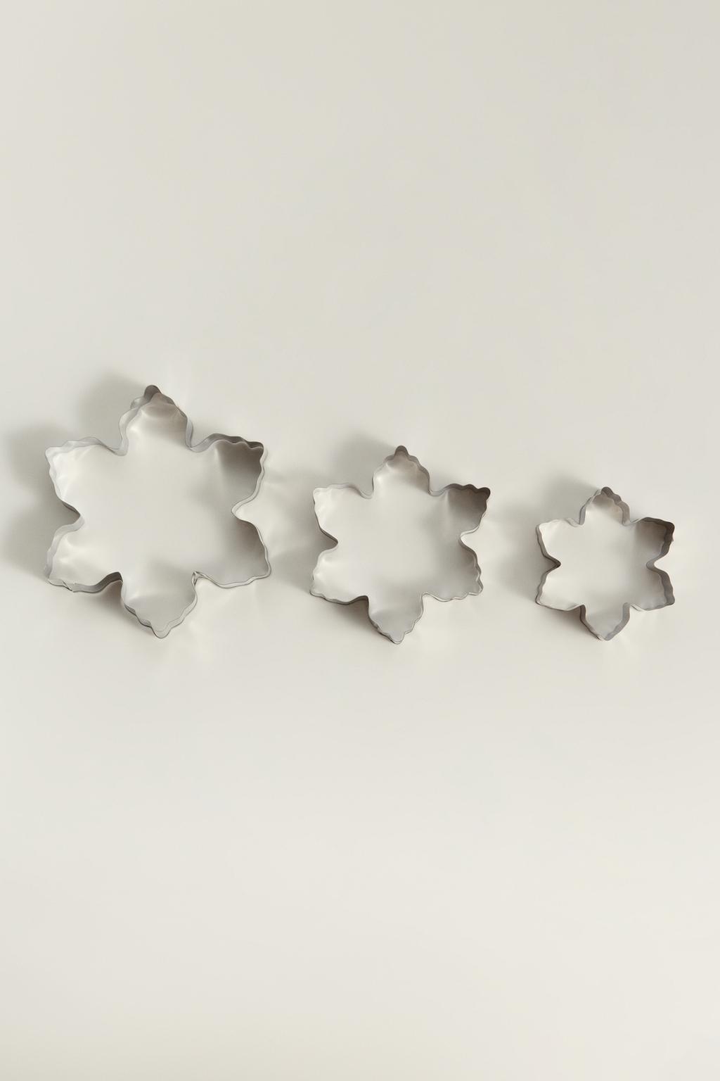 Pack 3 moldes repostería estrella