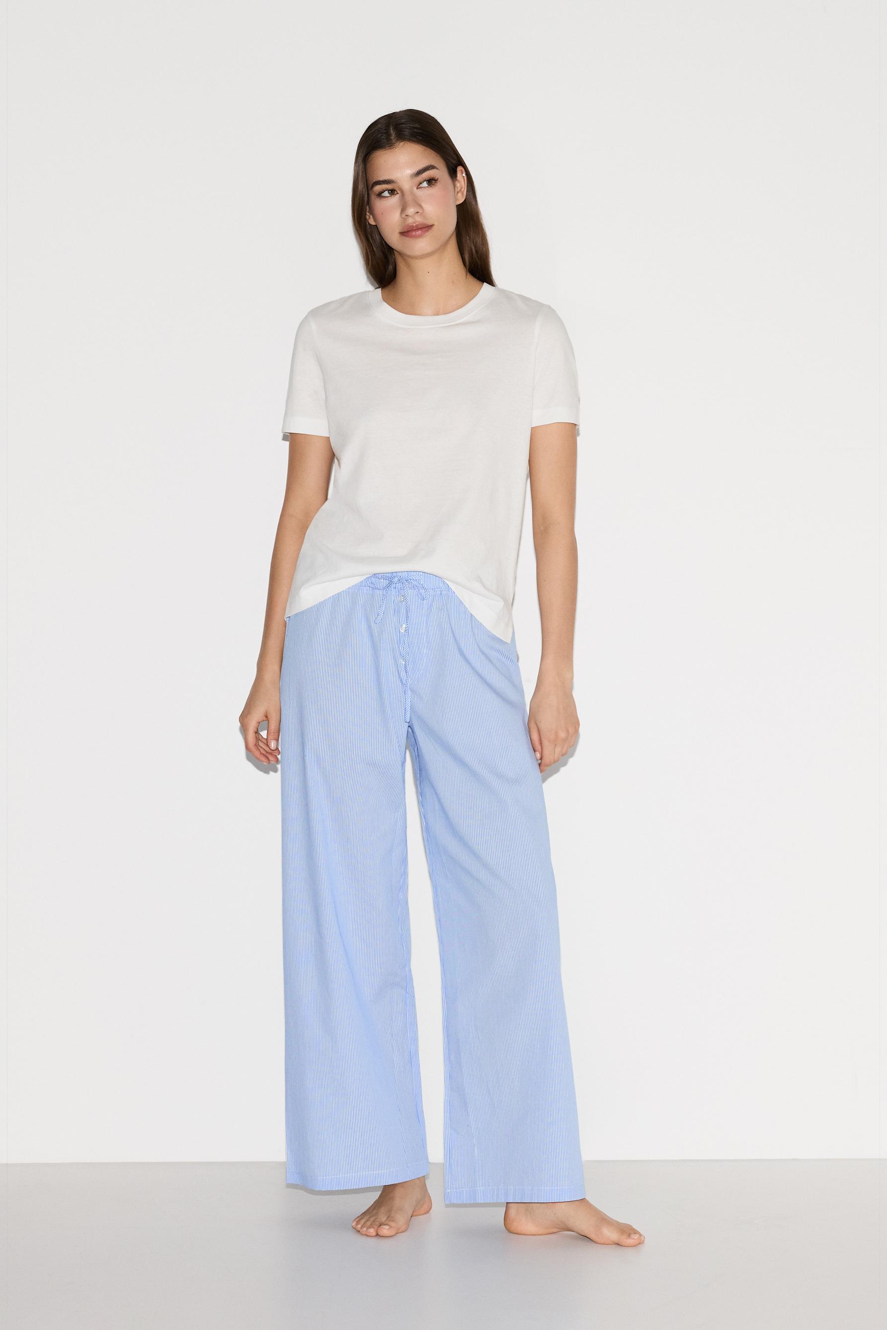 Pantalón pijama popelín