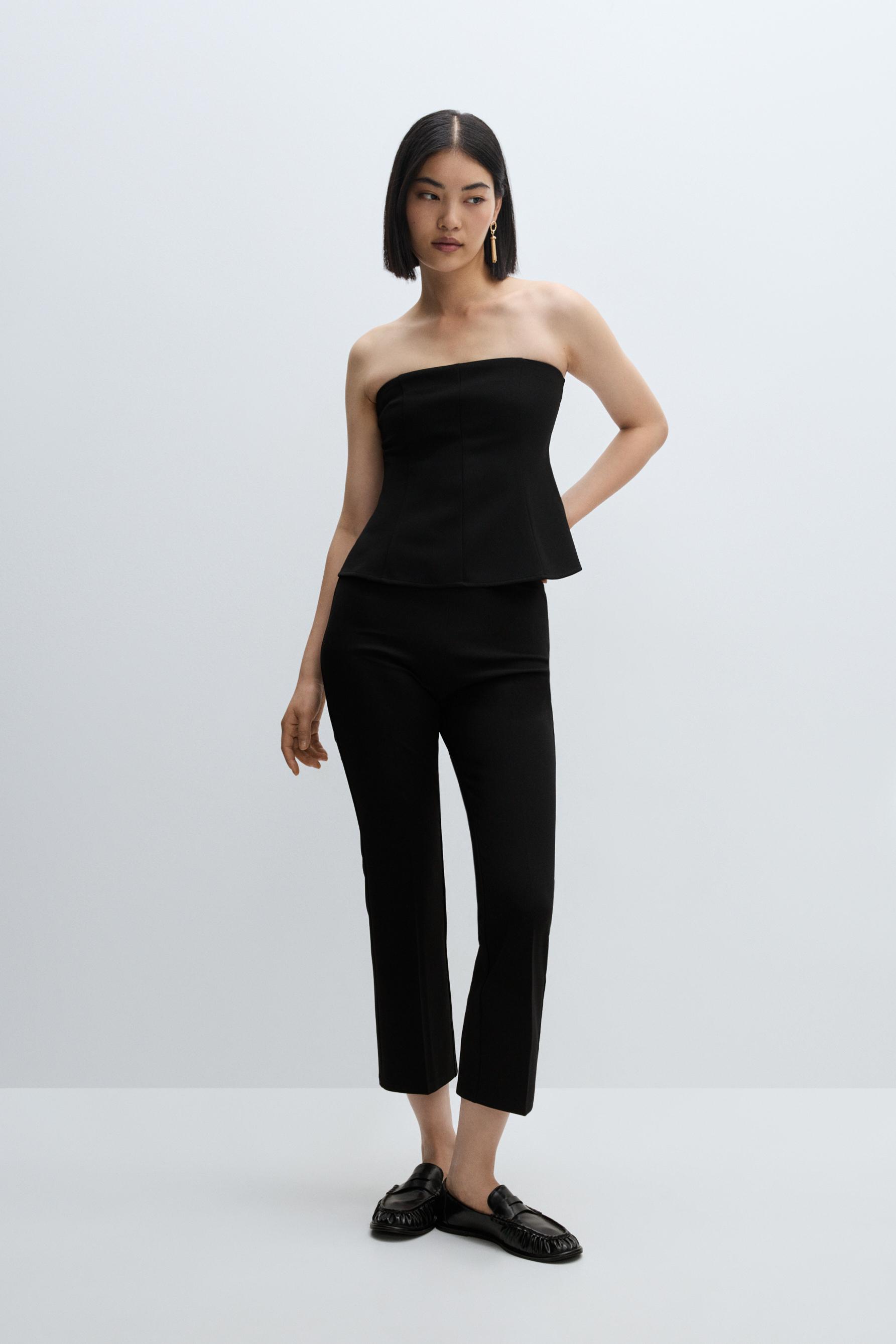 Pantalón vestir mini flare