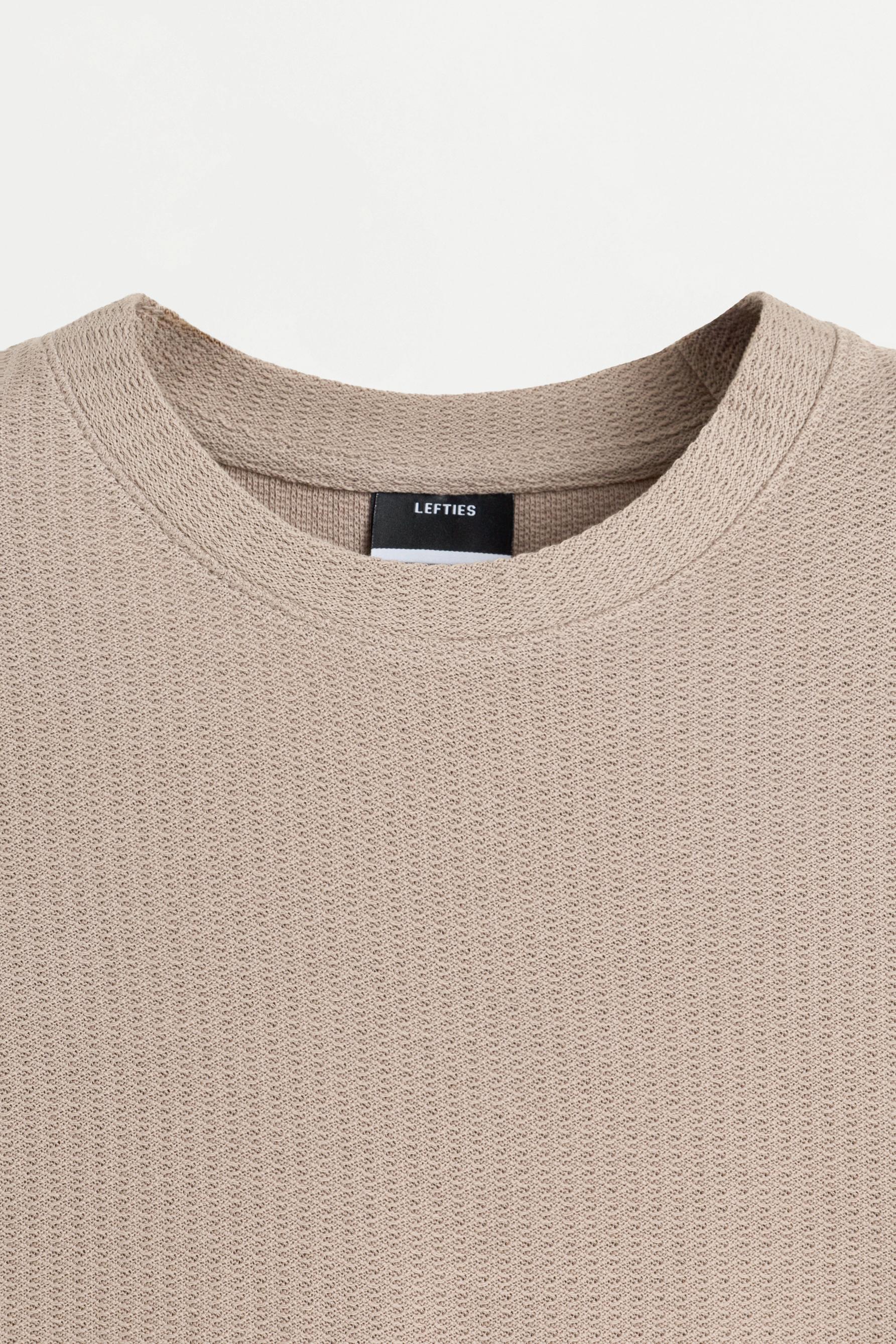 Texture T-shirt — CAMEL