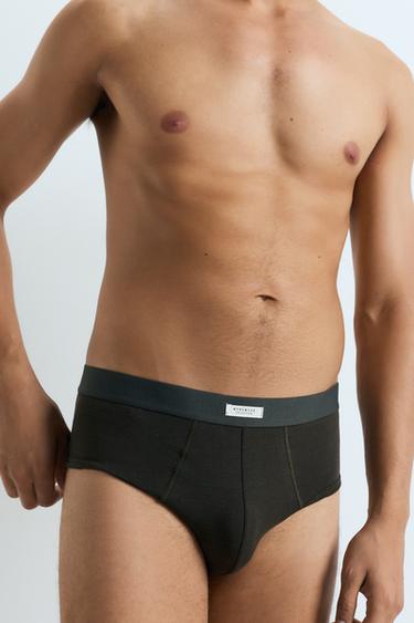 Briefs (3-Pack) — DARK KHAKI 1
