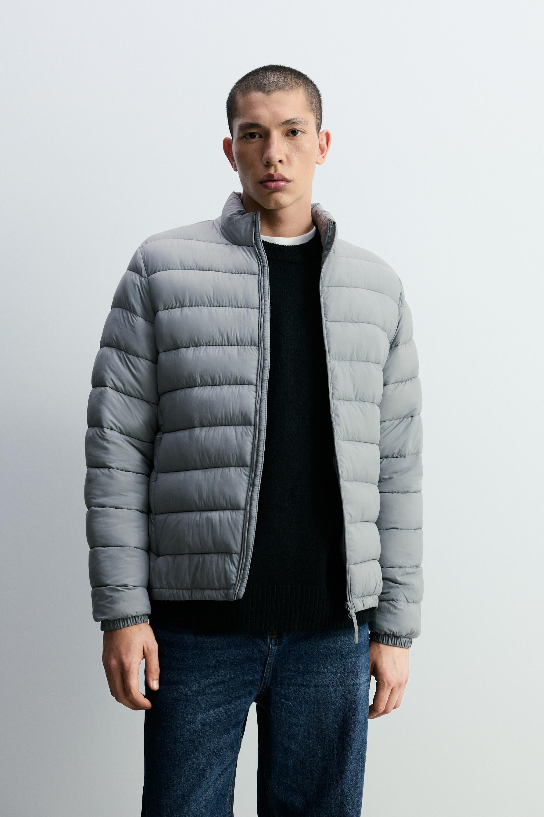 Lightweight quilted jacket — PALE GREY