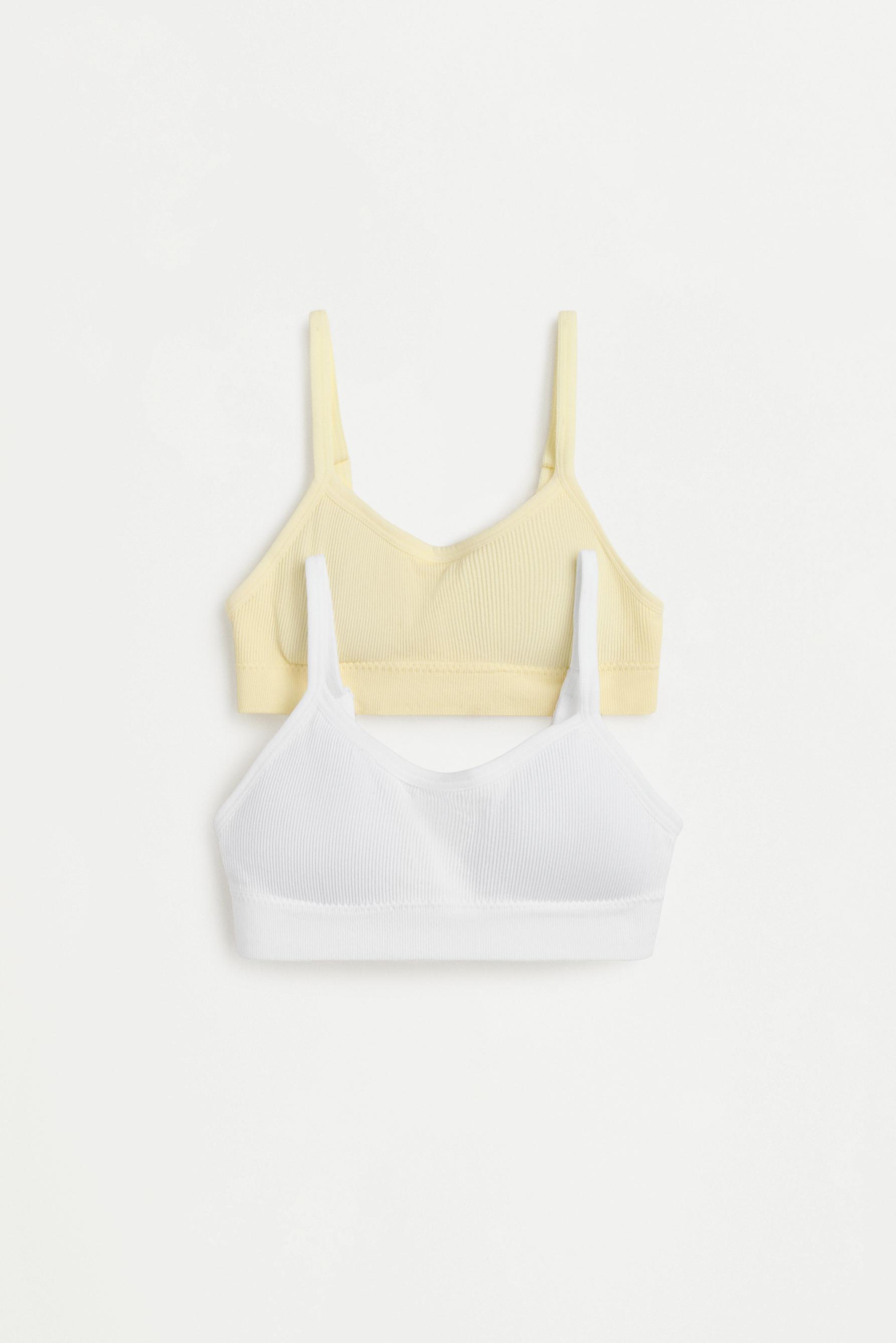 Seamless tops (Pack of 2) — PALE YELLOW