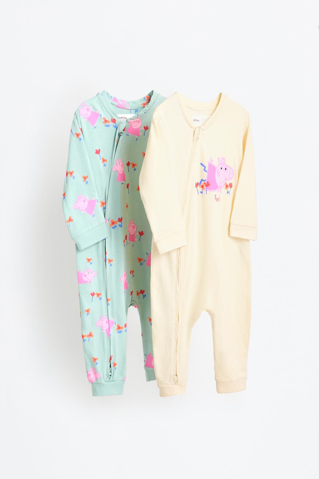 Conjunto 2 pijamas Peppa Pig™ inteiros