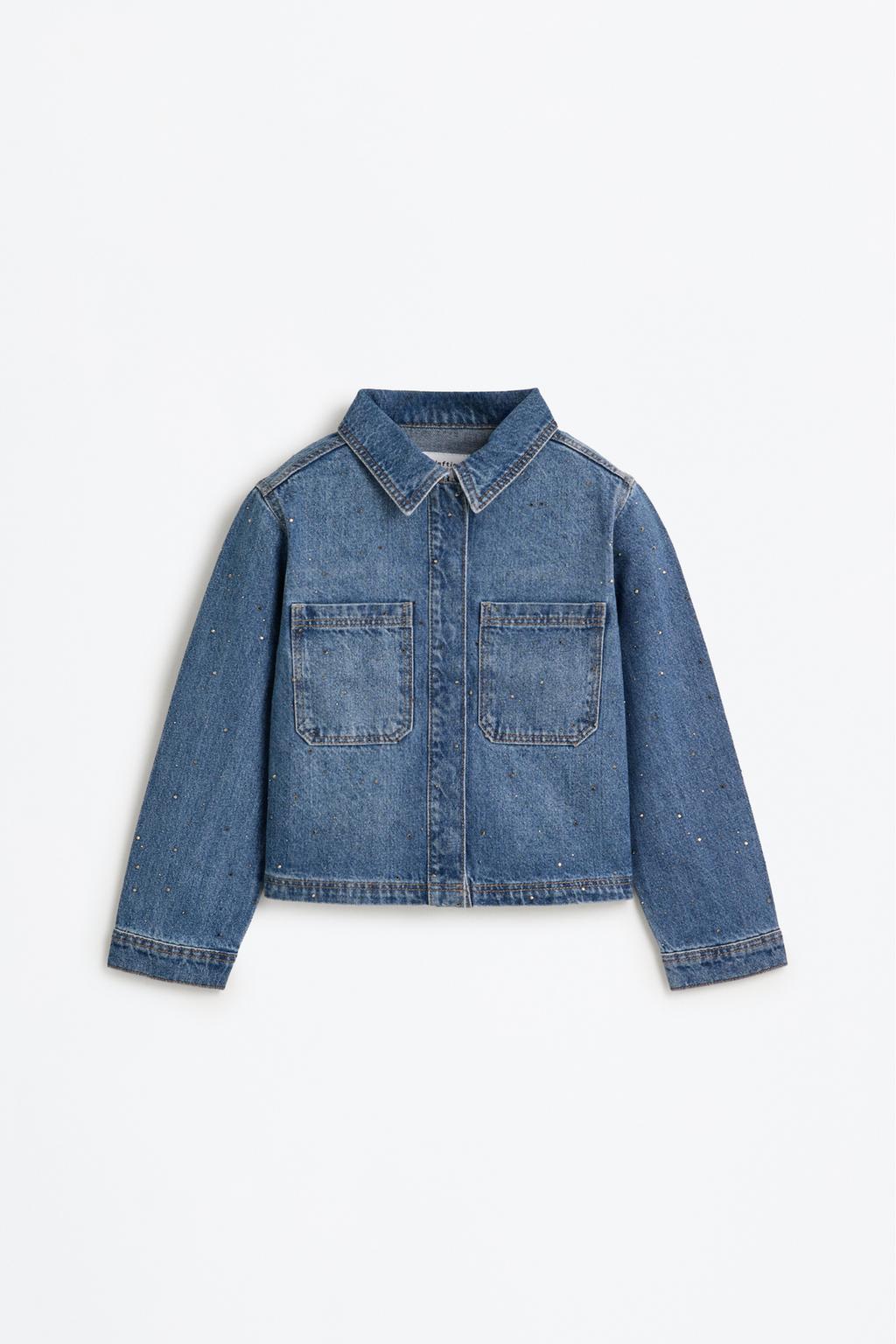 Studded denim jacket