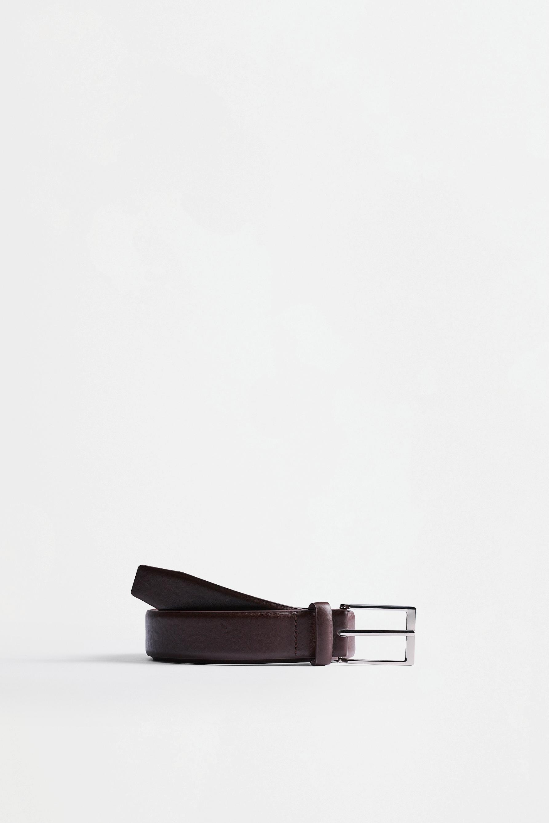 Basic dress belt — CHOCOLATE