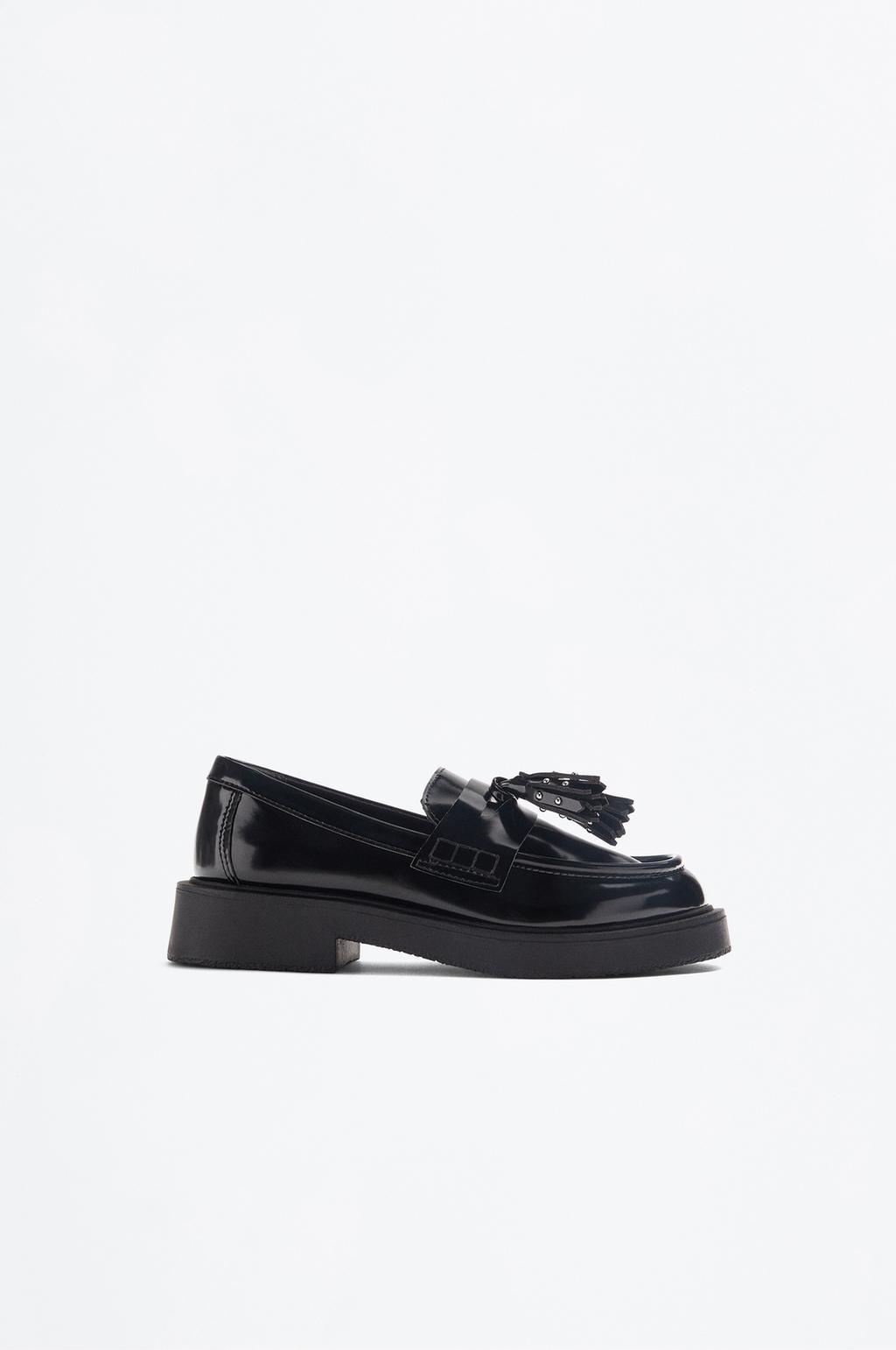 Mocassino nappe borchie