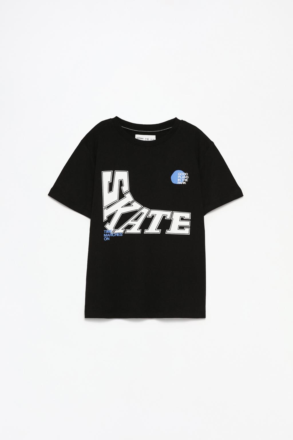 Slogan print T-shirt