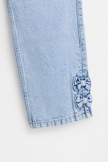 Jeans with ties — PALE BLUE 5