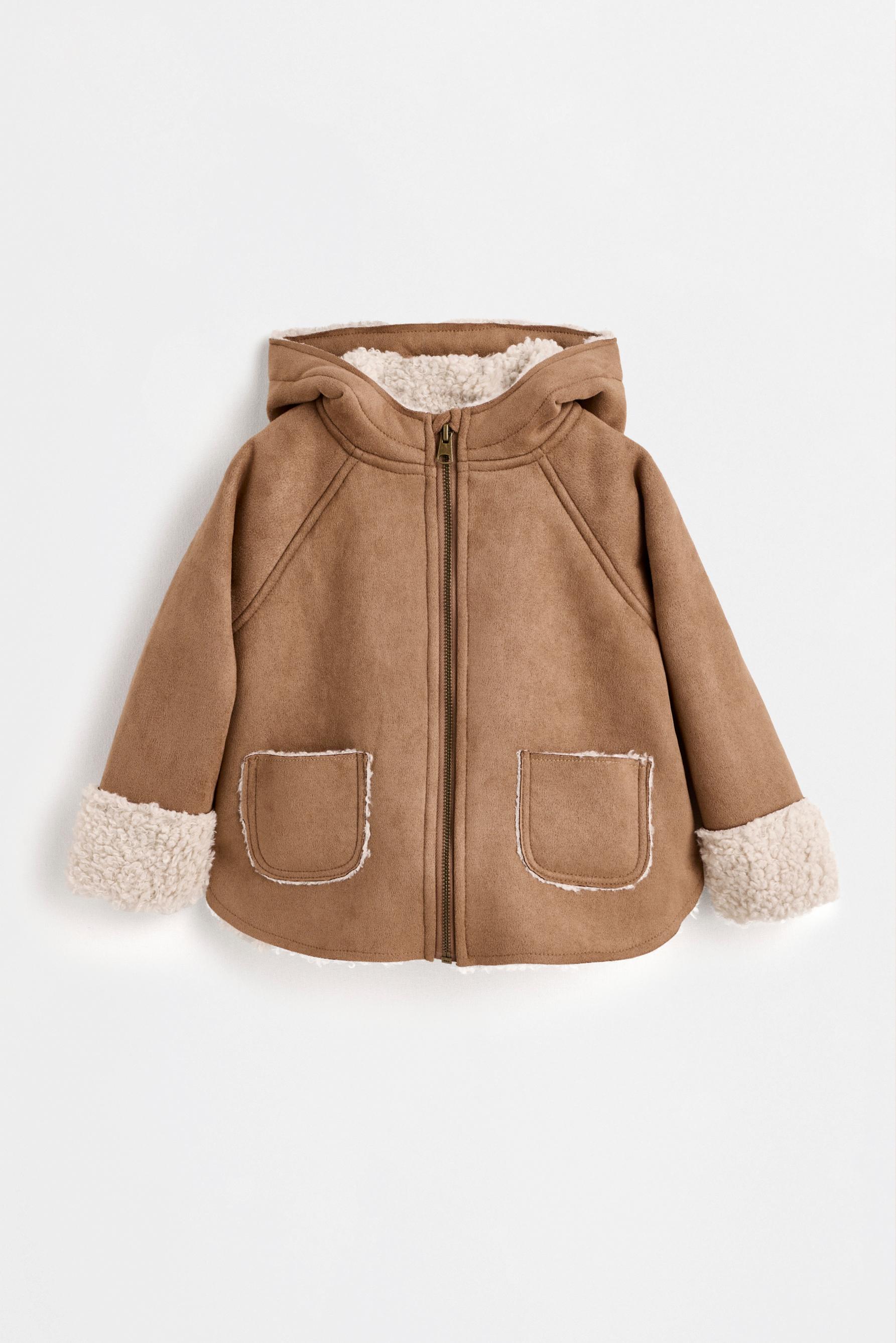 Double-sided coat with pockets — MEDIUM CAMEL