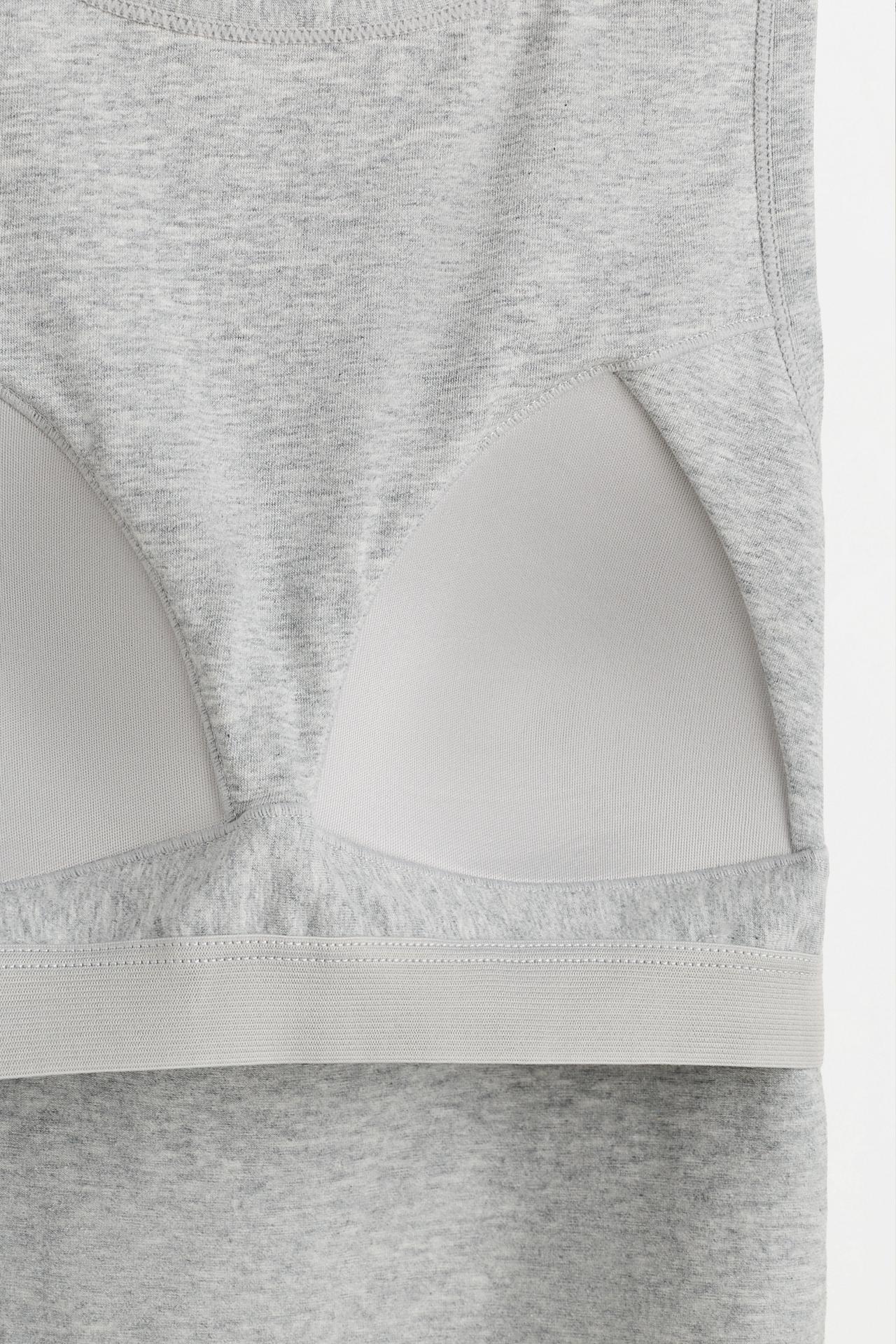 Top with built-in bra — GREY