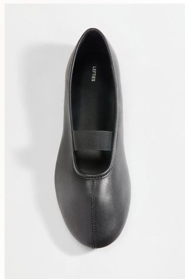 Minimalist ballet flat — BLACK 3