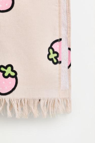 Hello Kitty ©SANRIO poncho towel — PASTEL PINK 4