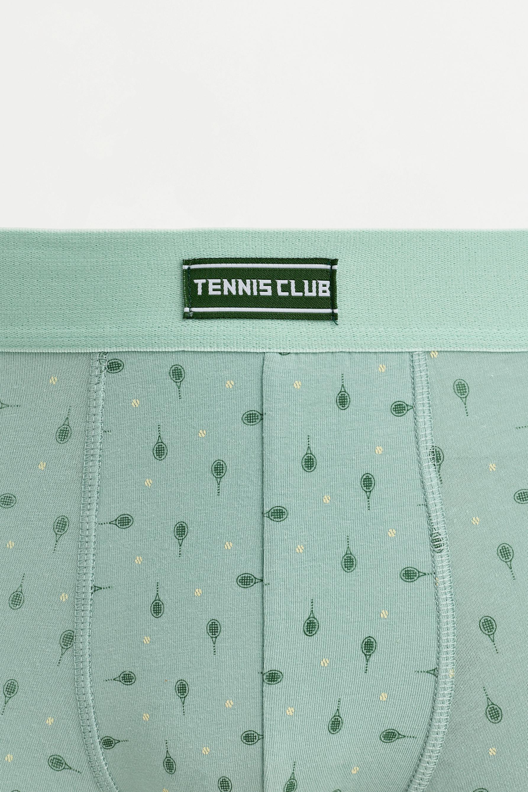 5-pack of assorted long boxers — GREEN