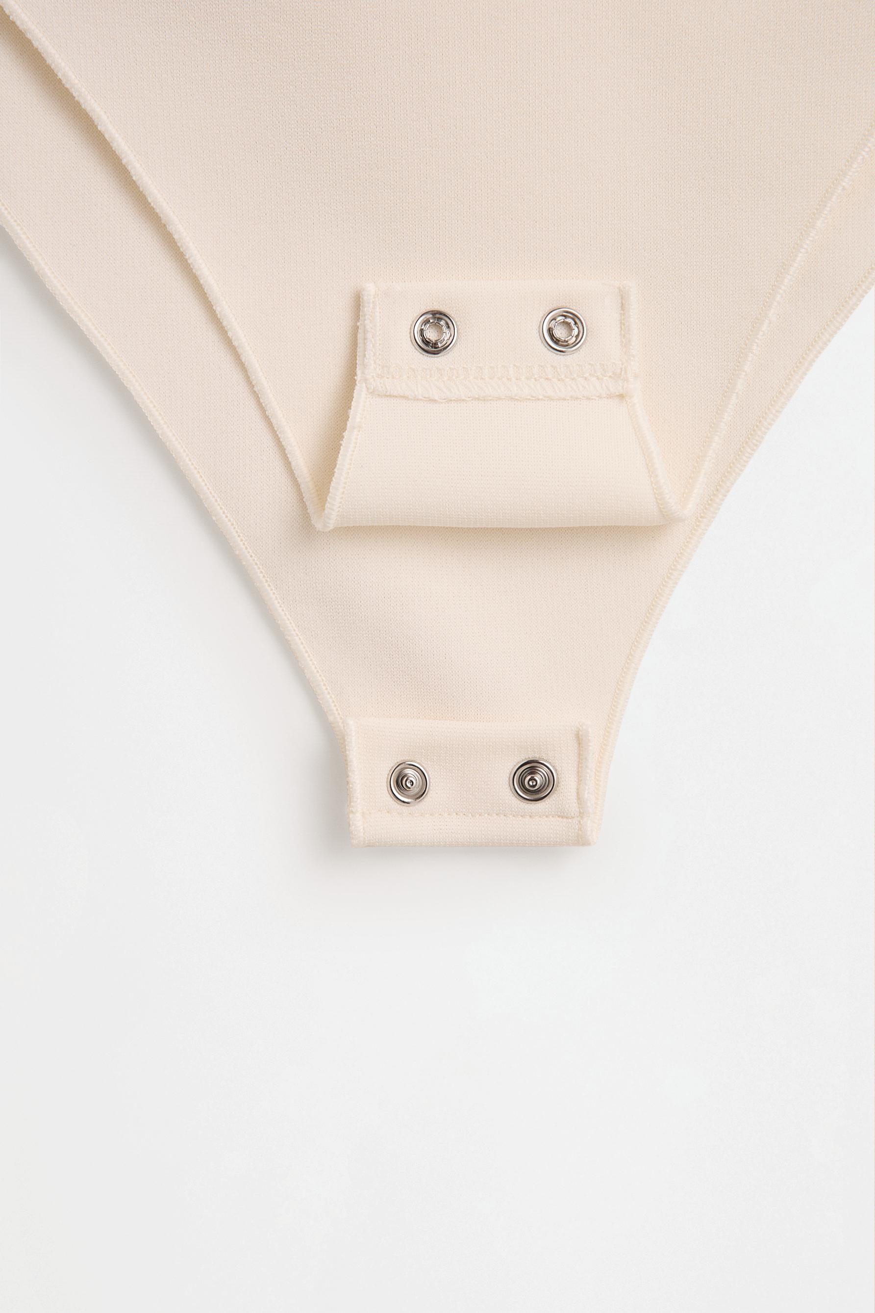 Bandeau bodysuit — OFF WHITE